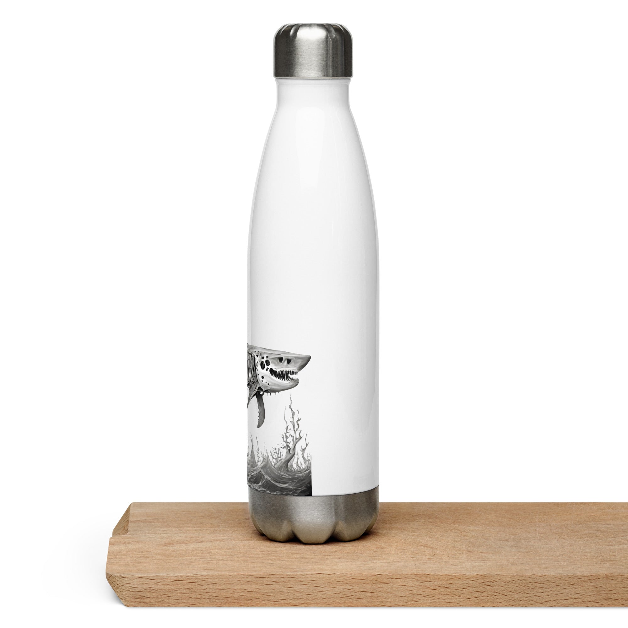 Skeleton Shark Stainless Steel Water Bottle