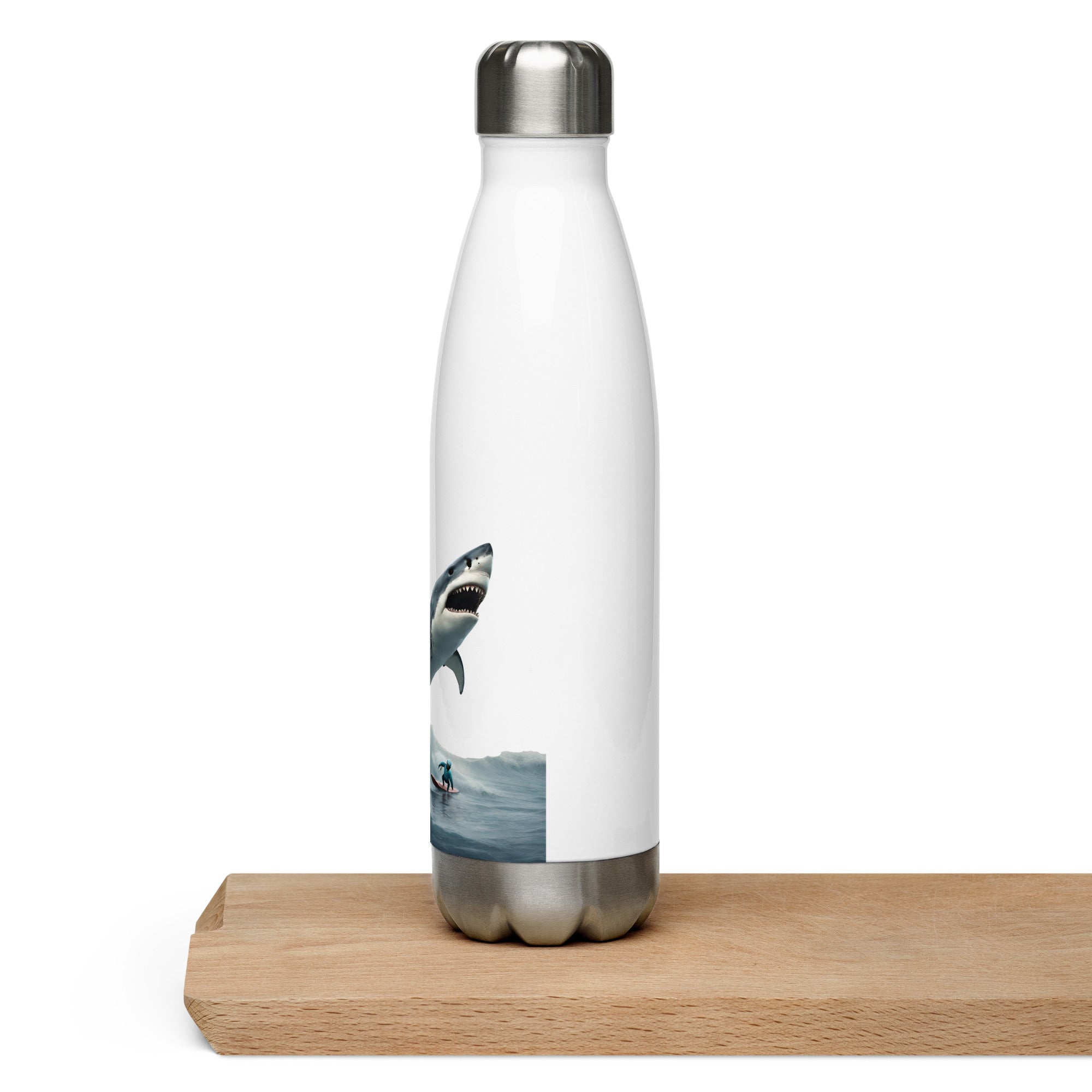 Shark Shredder Stainless Steel Water Bottle