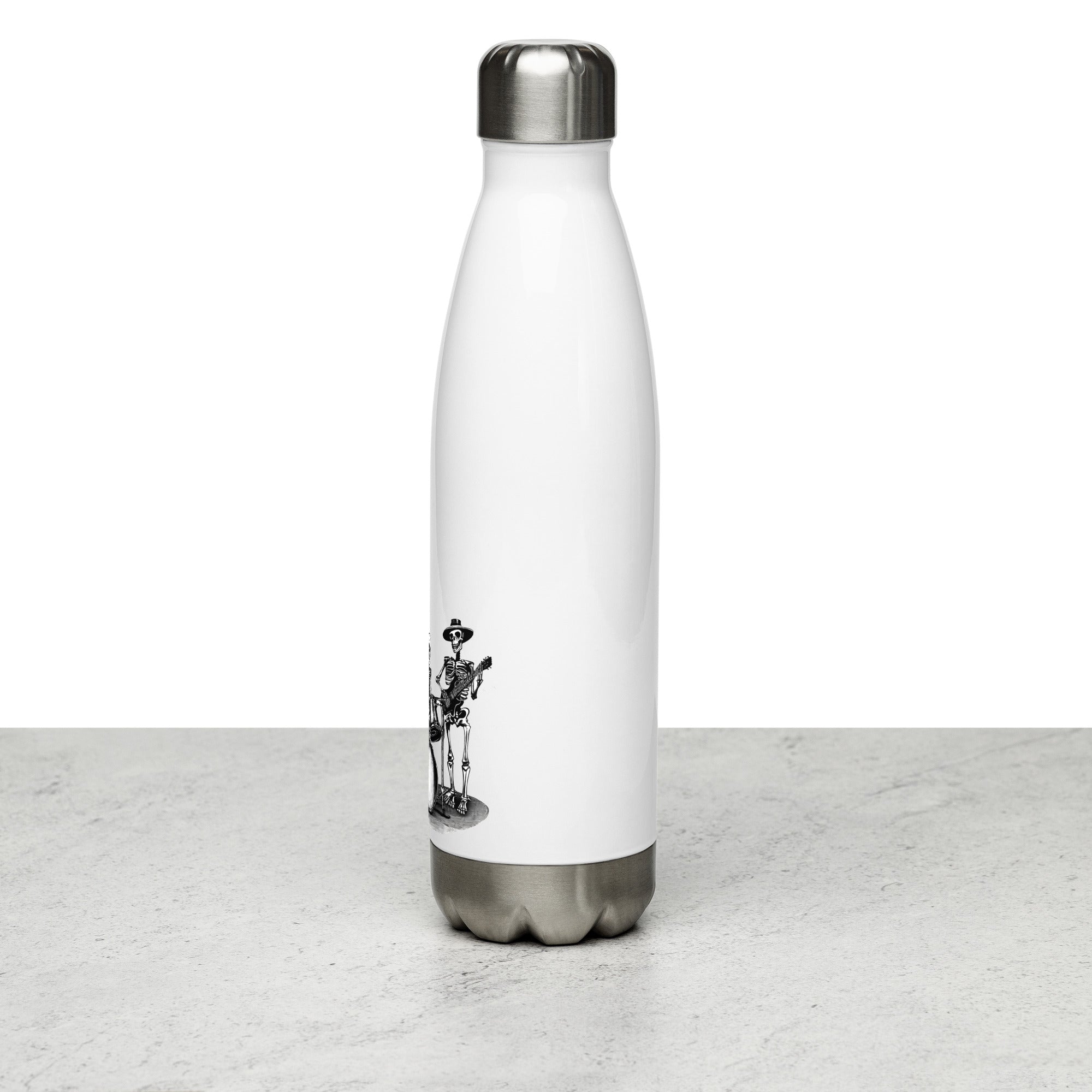 Skeleton Band Stainless Steel Water Bottle