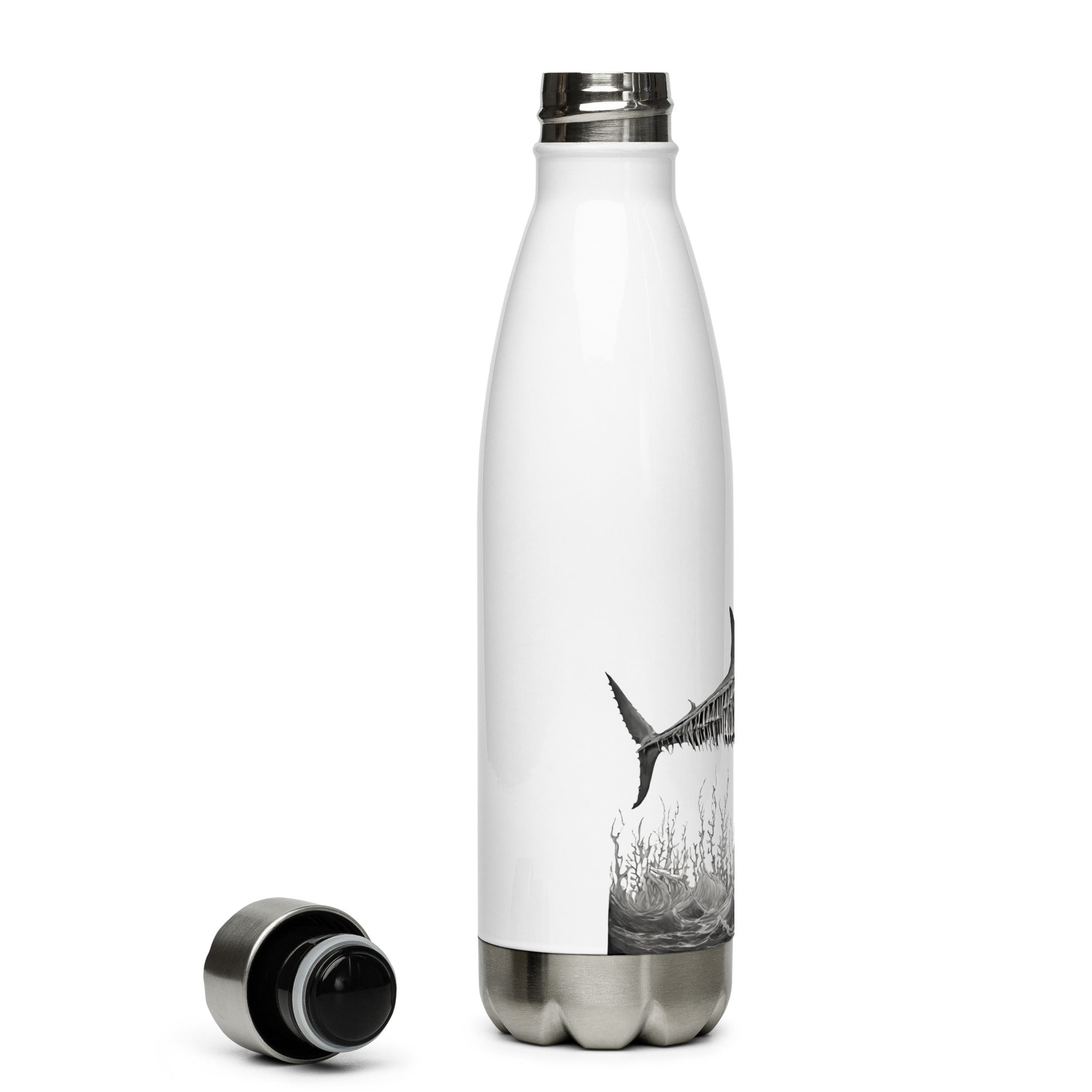 Skeleton Shark Stainless Steel Water Bottle