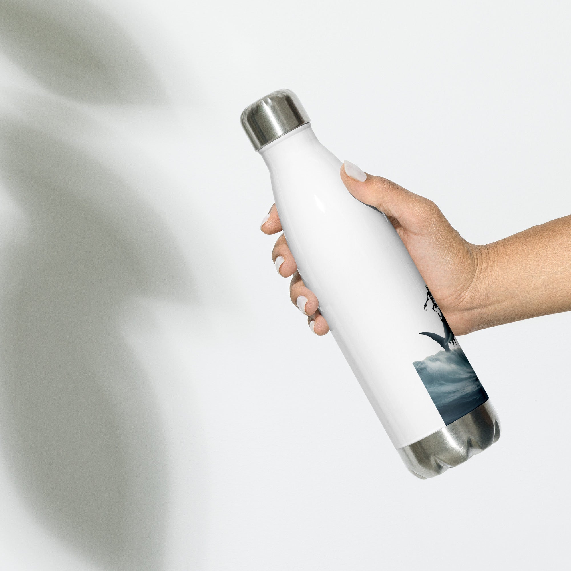 Shark Shredder Stainless Steel Water Bottle