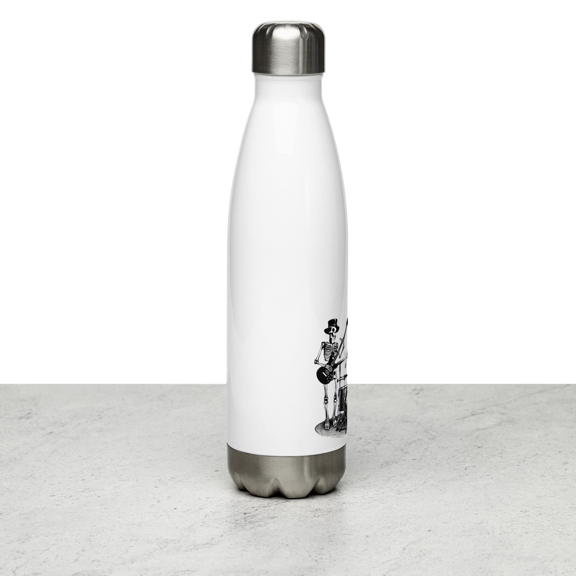 Skeleton Band Stainless Steel Water Bottle