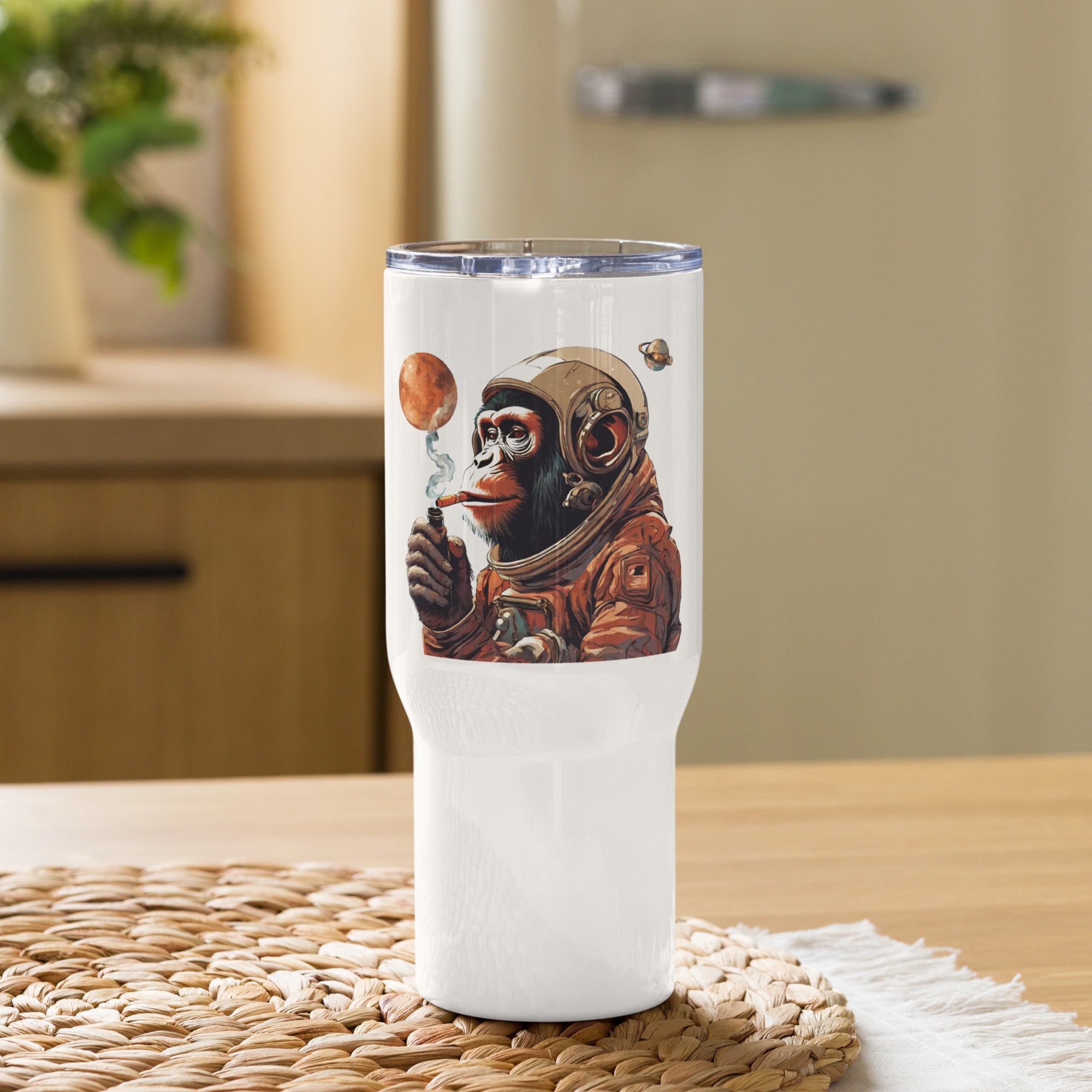 Ape Astronaut Travel Mug