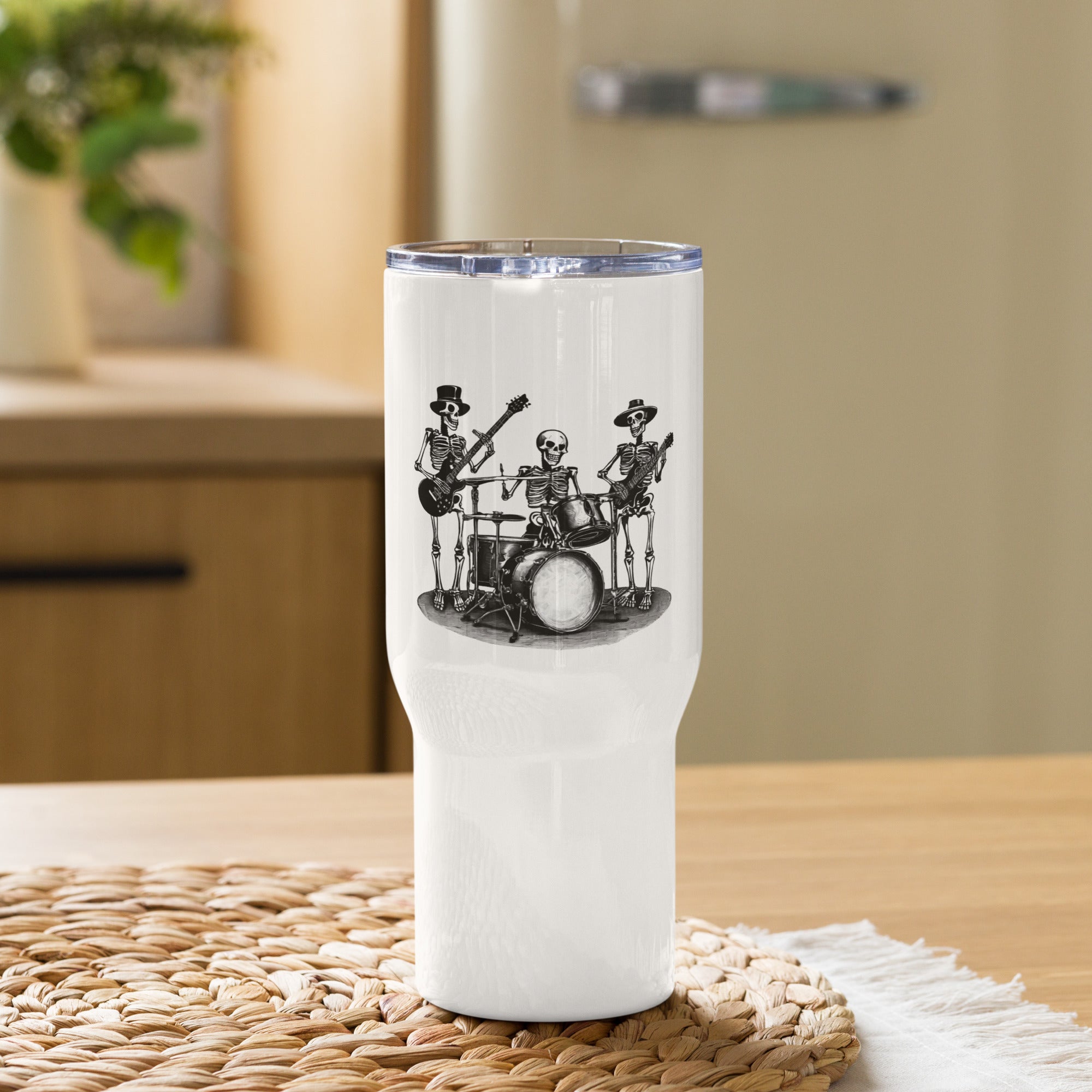 Skeleton Band Travel Mug