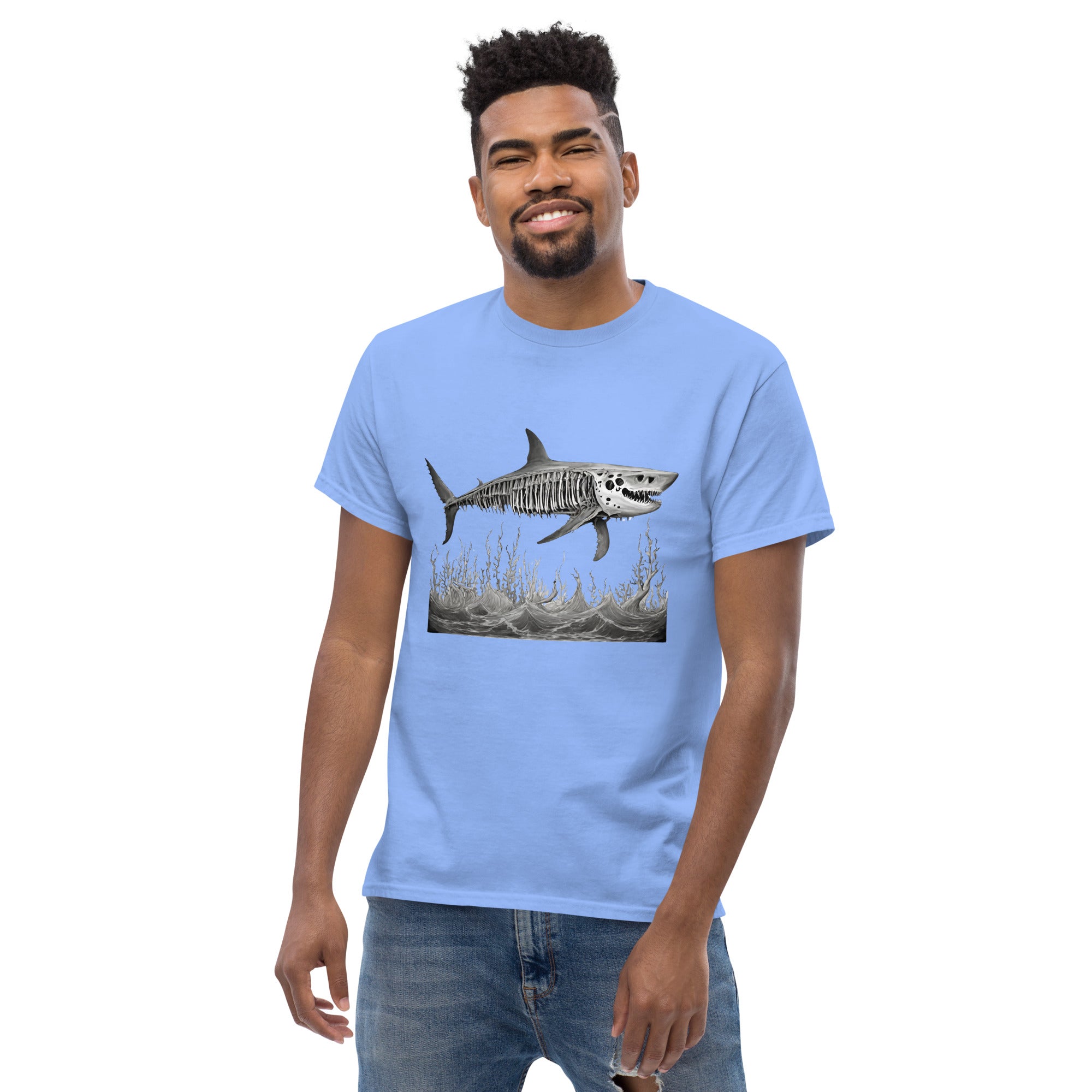 Skeleton Shark Men's Classic T-Shirt