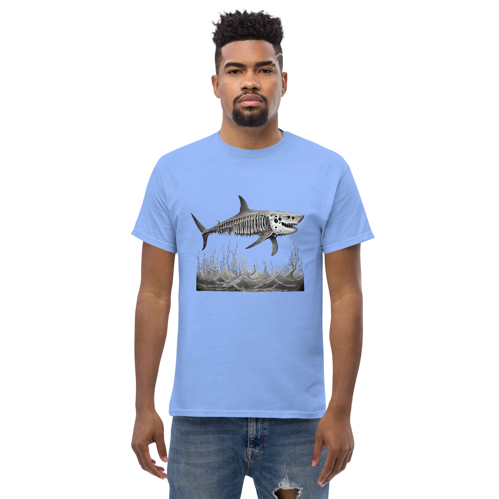 Skeleton Shark Men's Classic T-Shirt