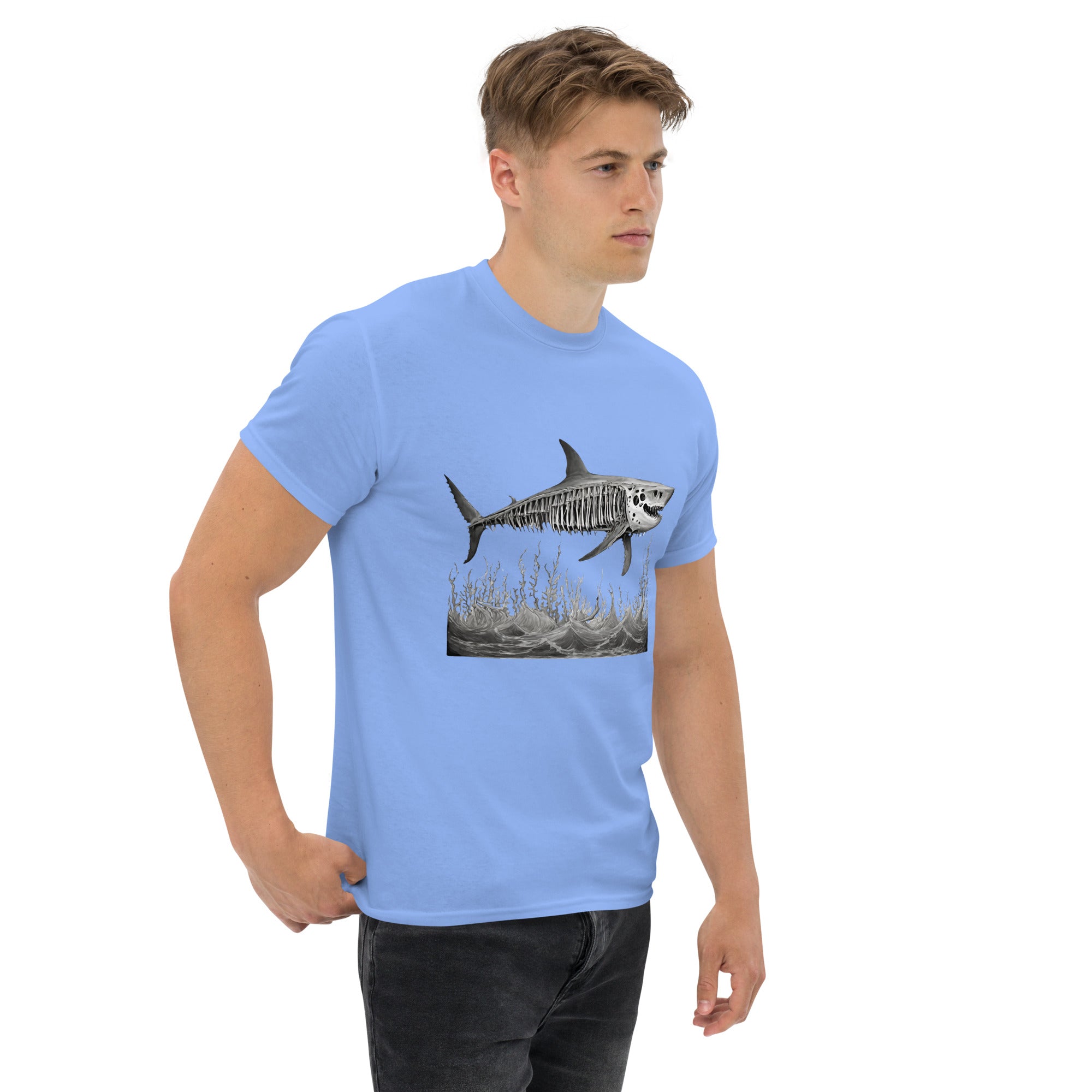 Skeleton Shark Men's Classic T-Shirt