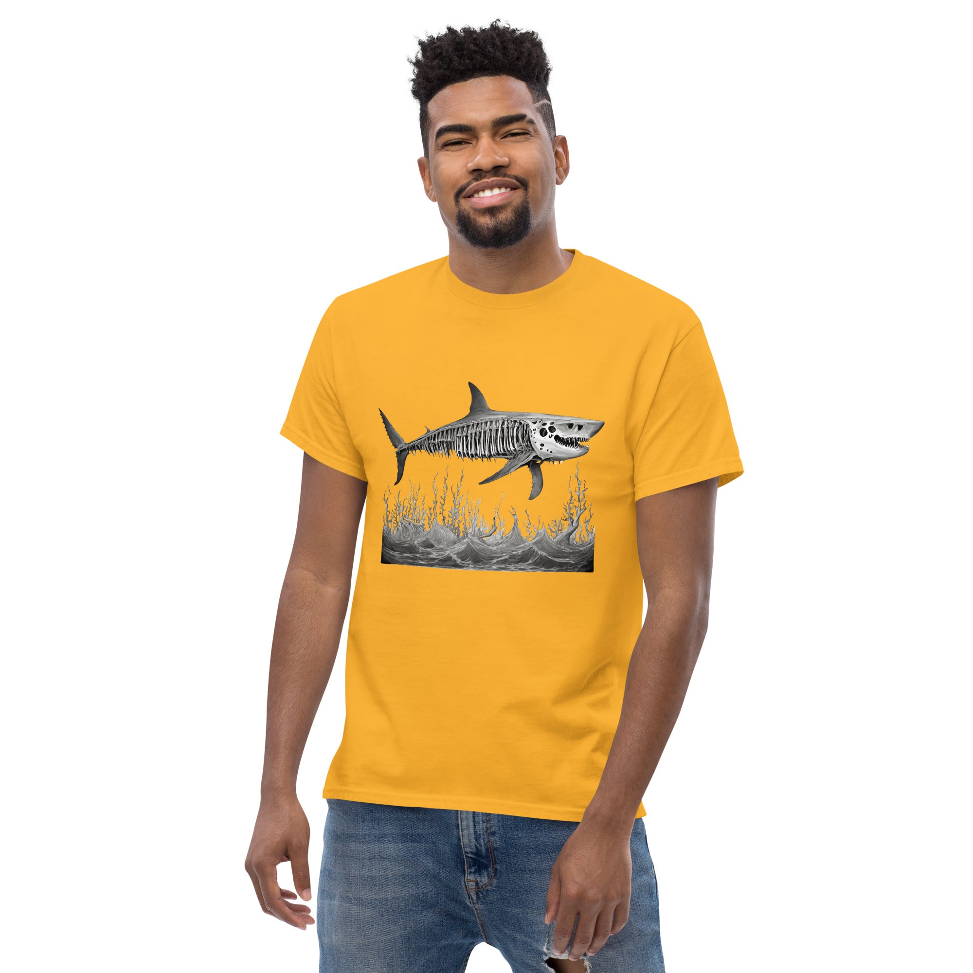 Skeleton Shark Men's Classic T-Shirt