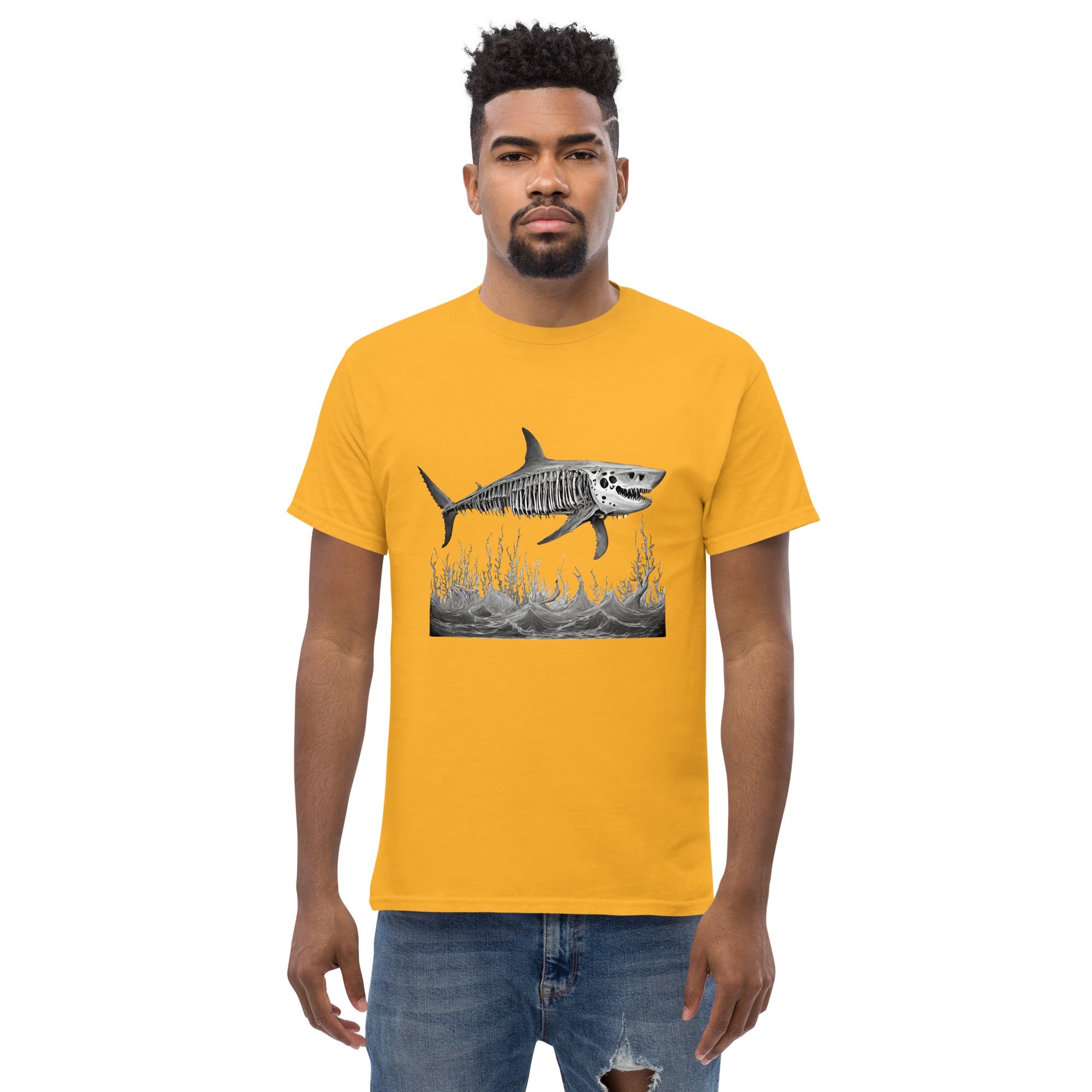 Skeleton Shark Men's Classic T-Shirt