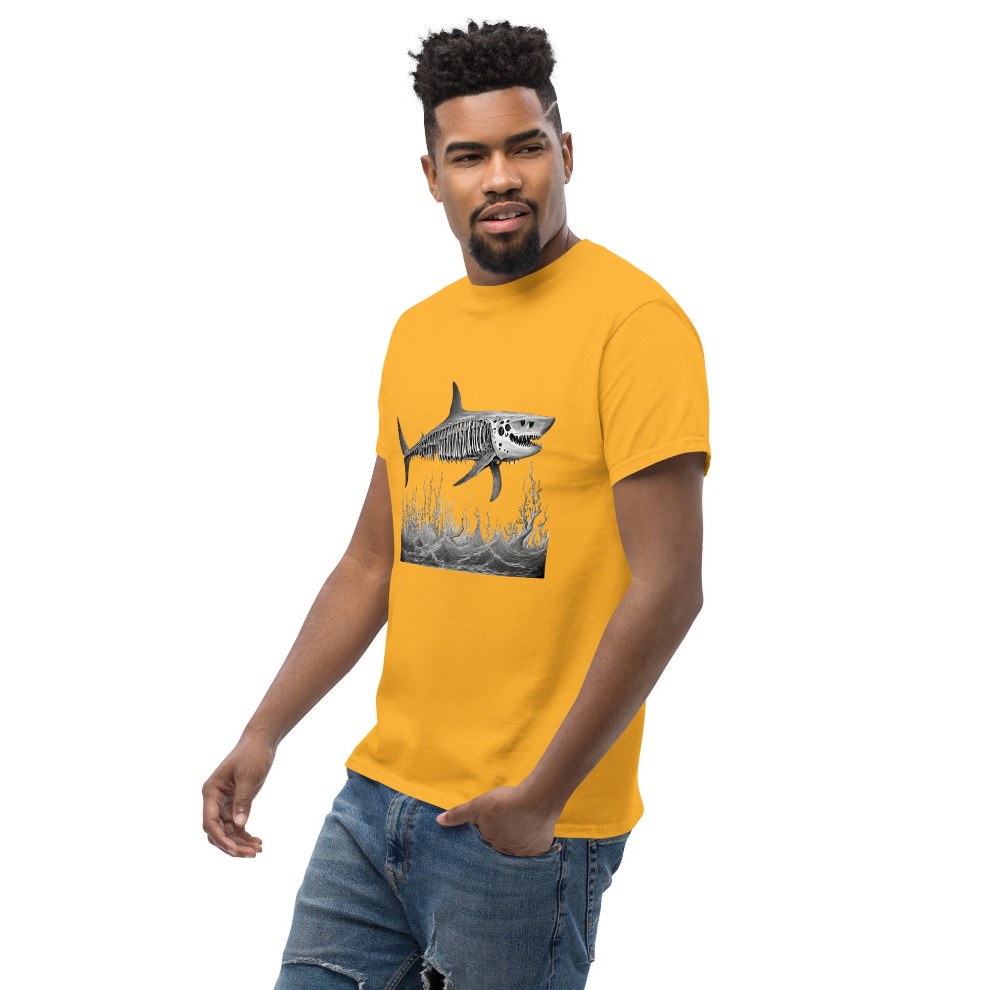 Skeleton Shark Men's Classic T-Shirt