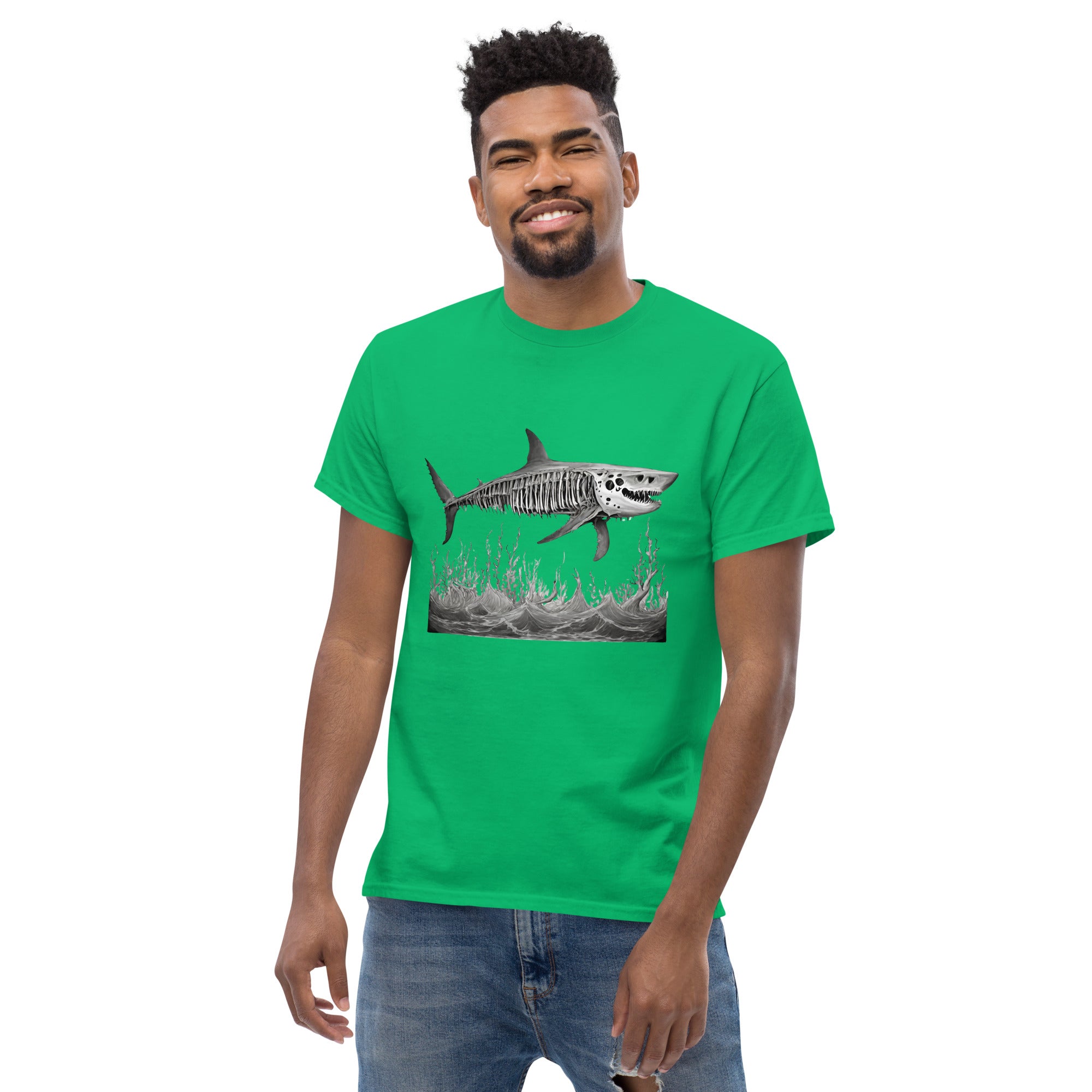 Skeleton Shark Men's Classic T-Shirt