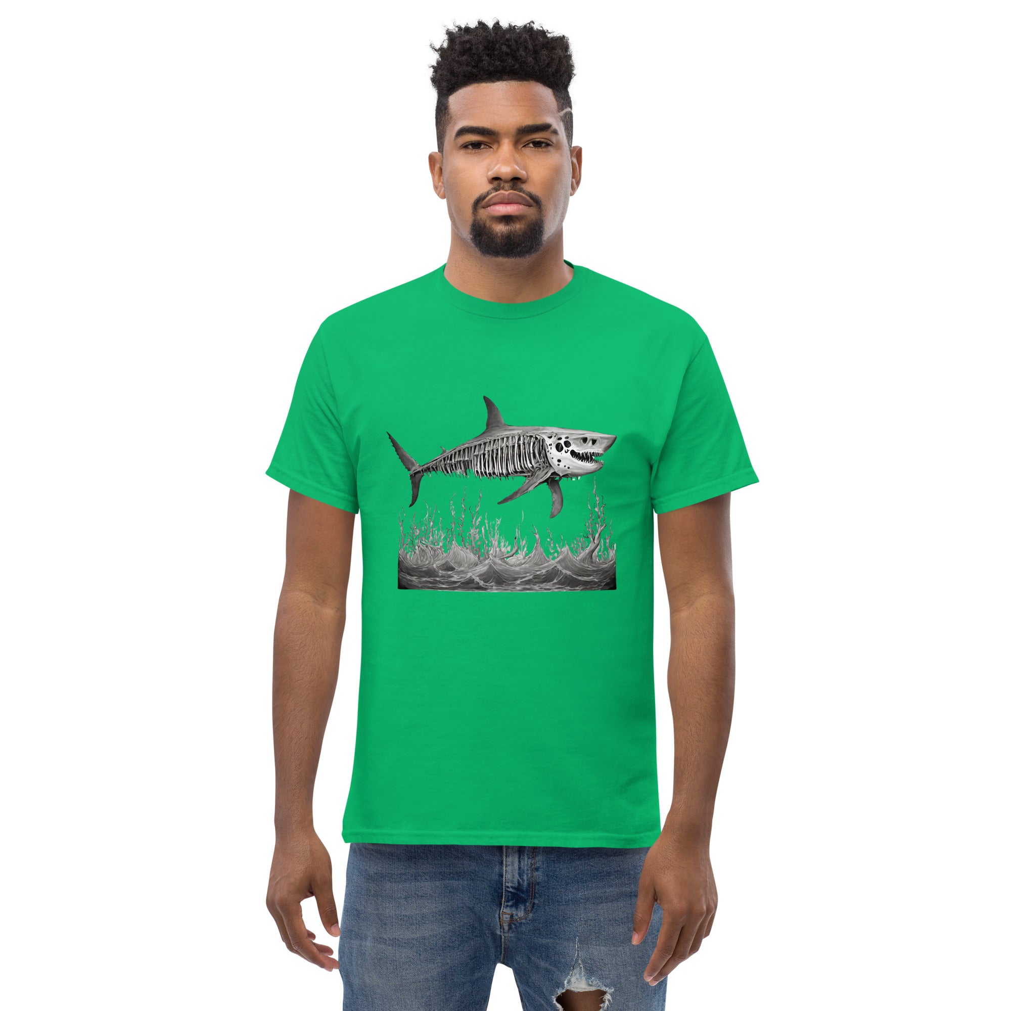 Skeleton Shark Men's Classic T-Shirt