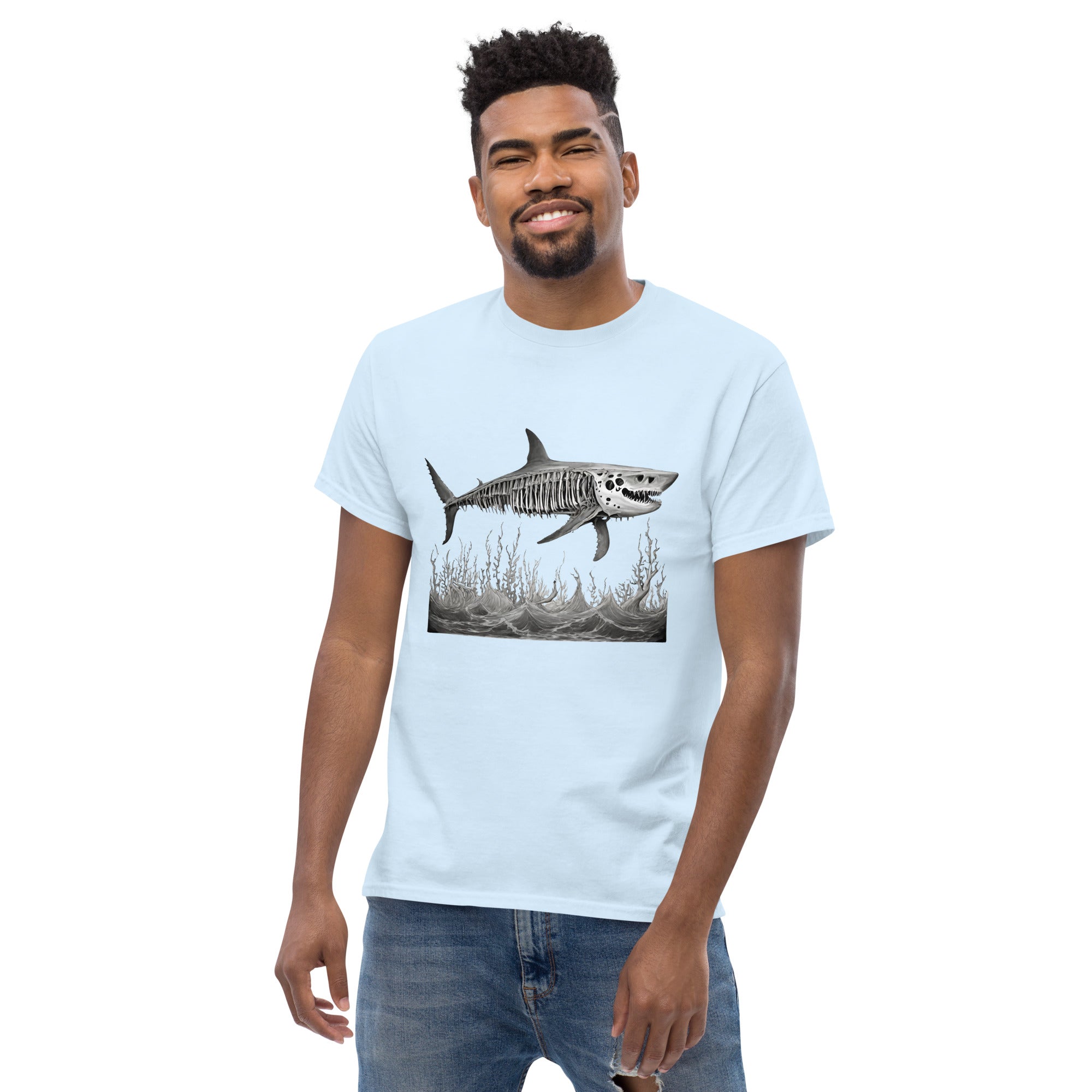 Skeleton Shark Men's Classic T-Shirt