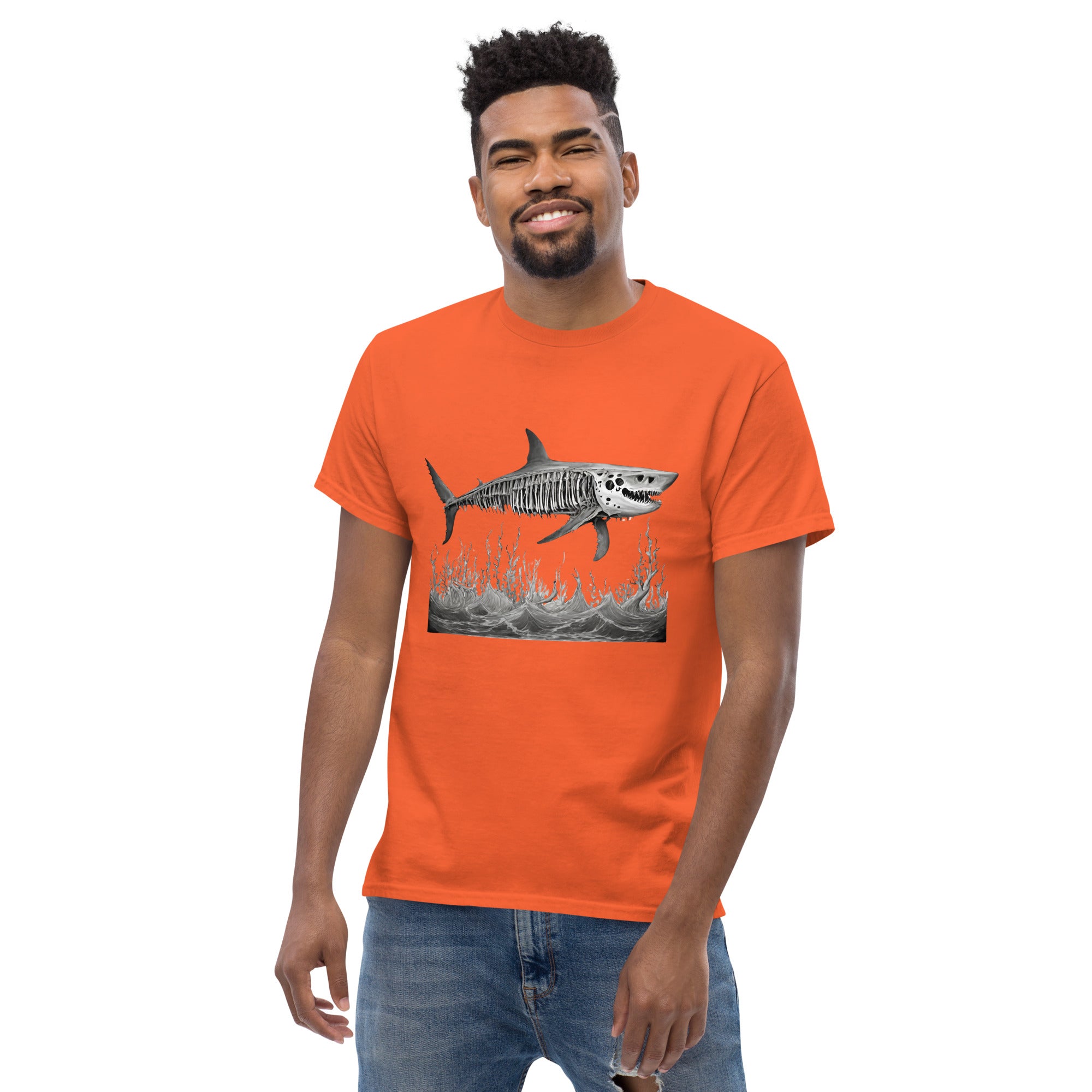 Skeleton Shark Men's Classic T-Shirt