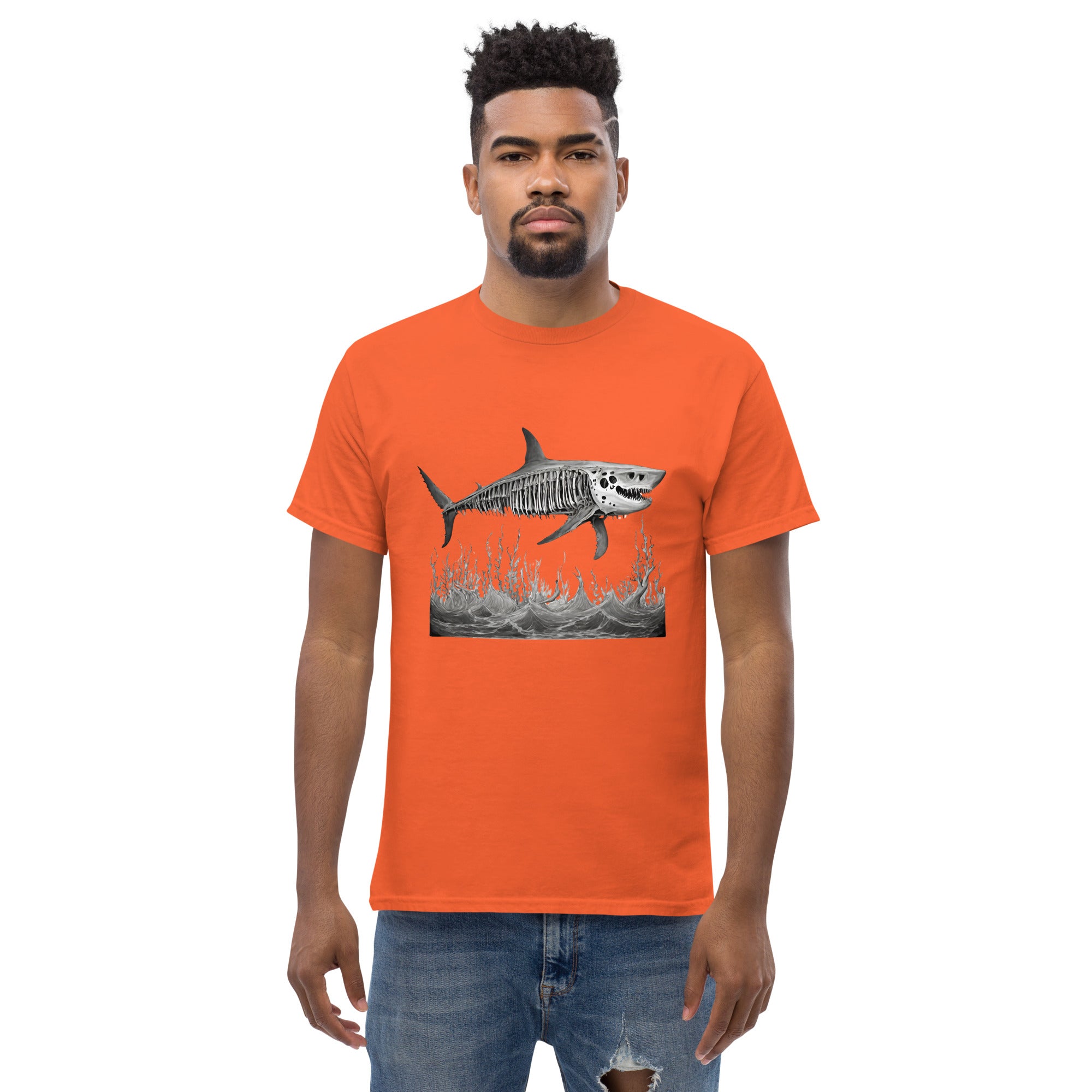 Skeleton Shark Men's Classic T-Shirt