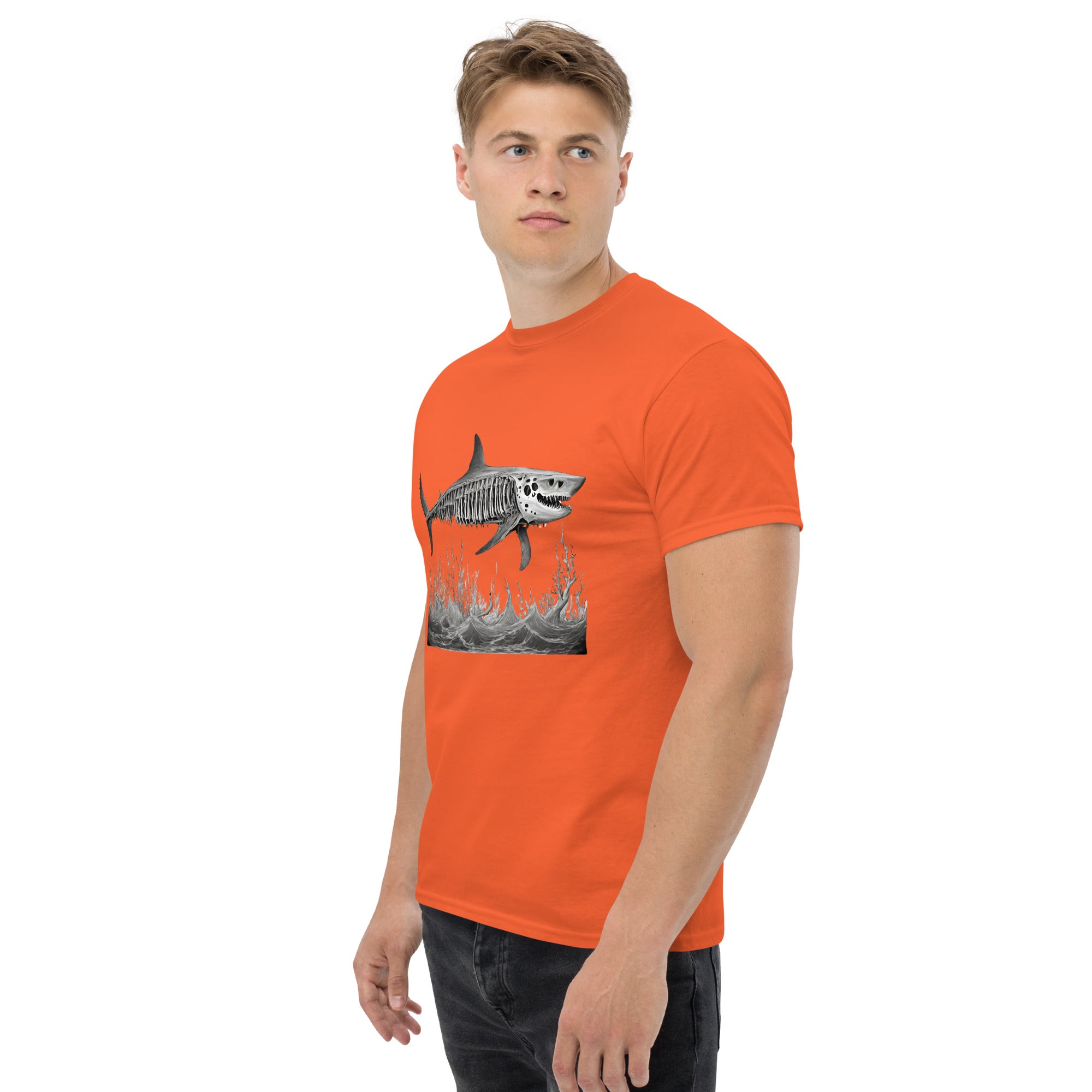 Skeleton Shark Men's Classic T-Shirt