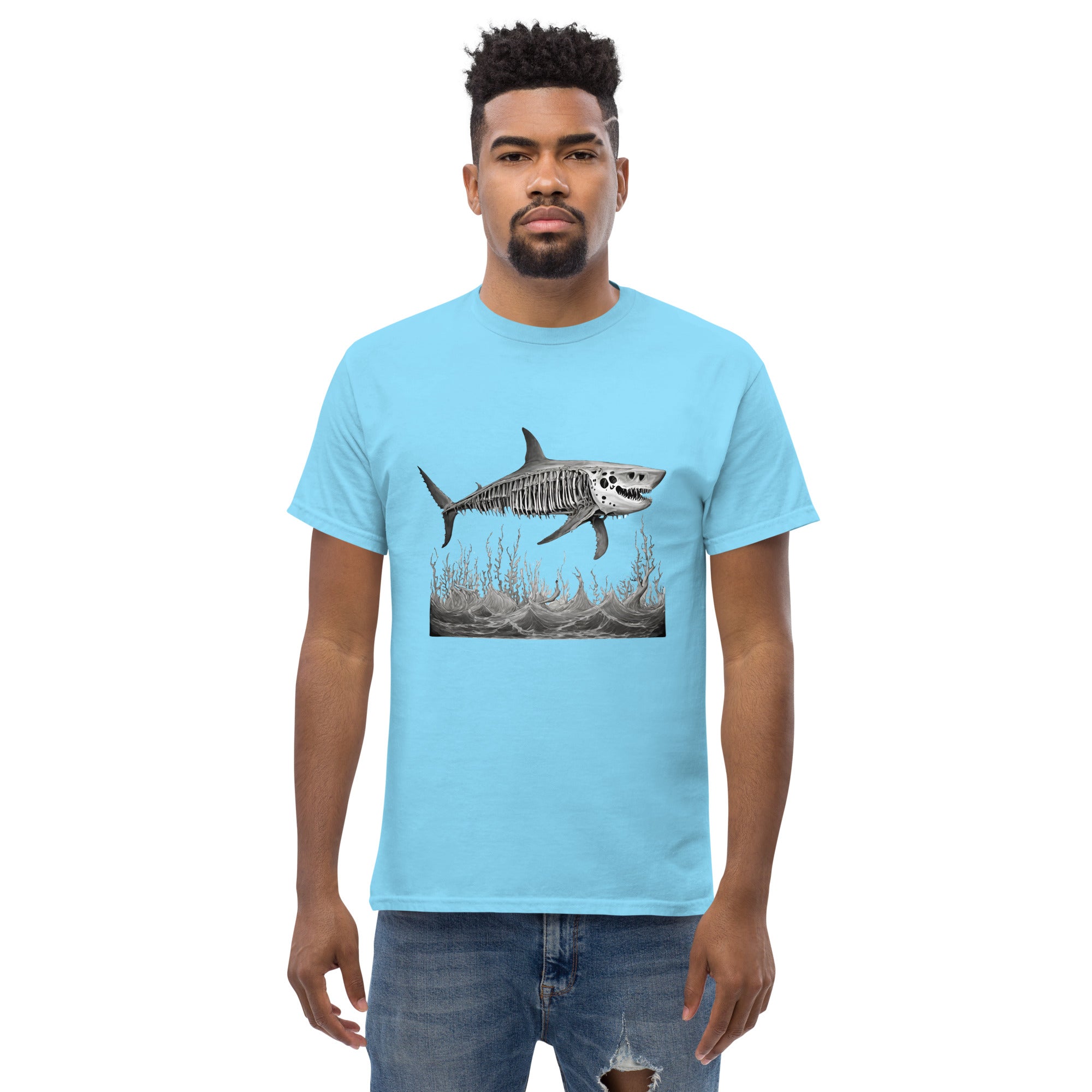 Skeleton Shark Men's Classic T-Shirt