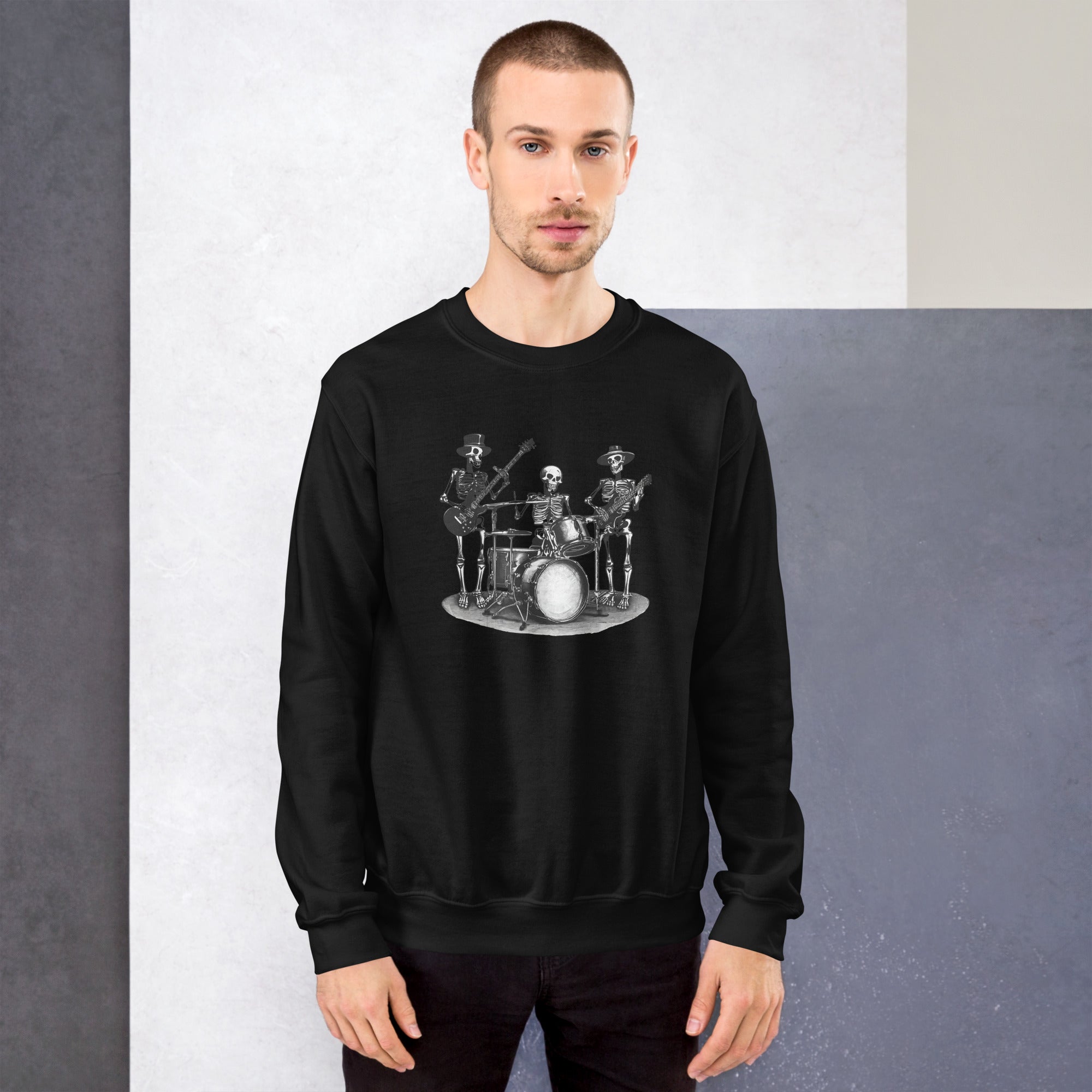 Skeleton Band Men's Sweatshirt