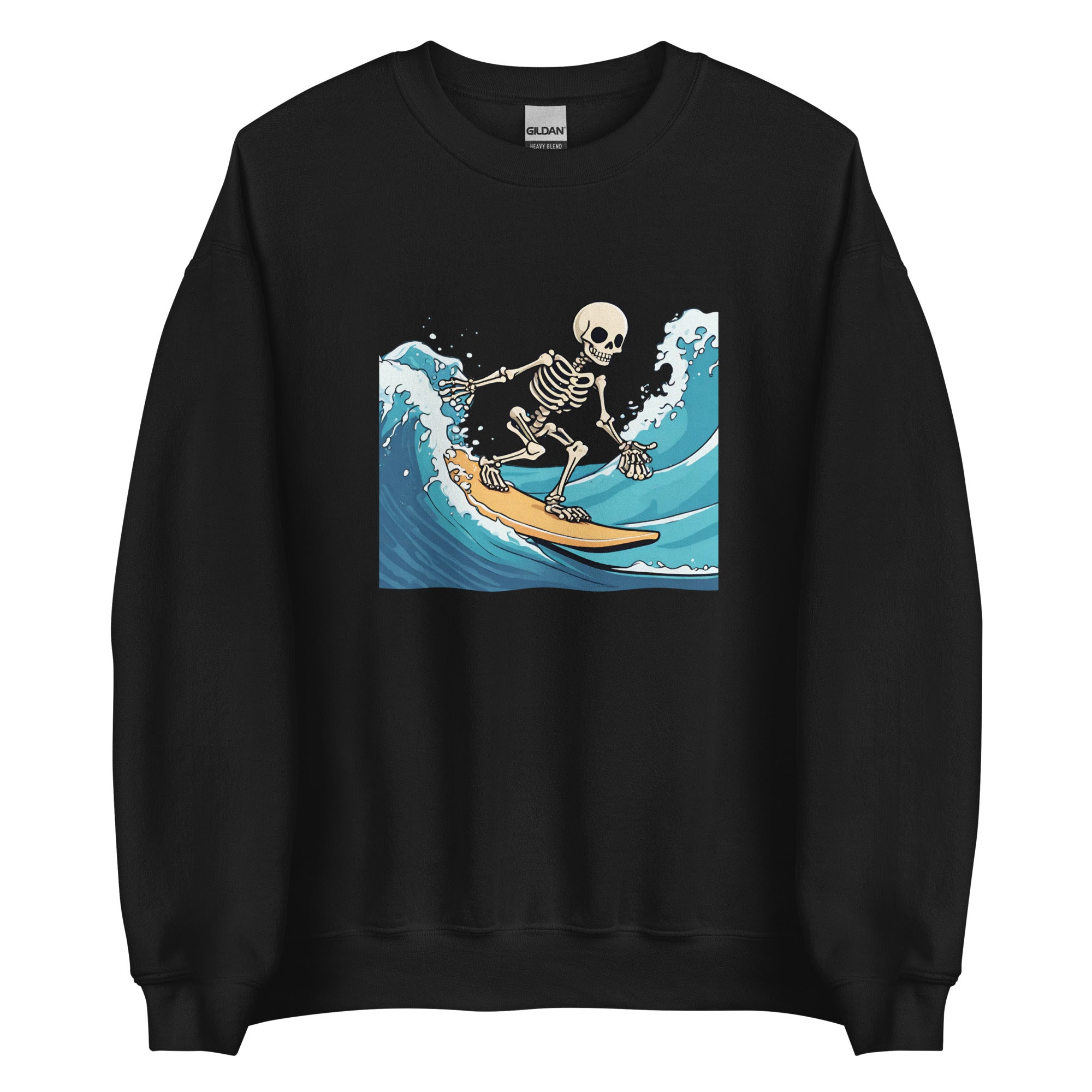 Surfing Skeleton Women's Sweatshirt