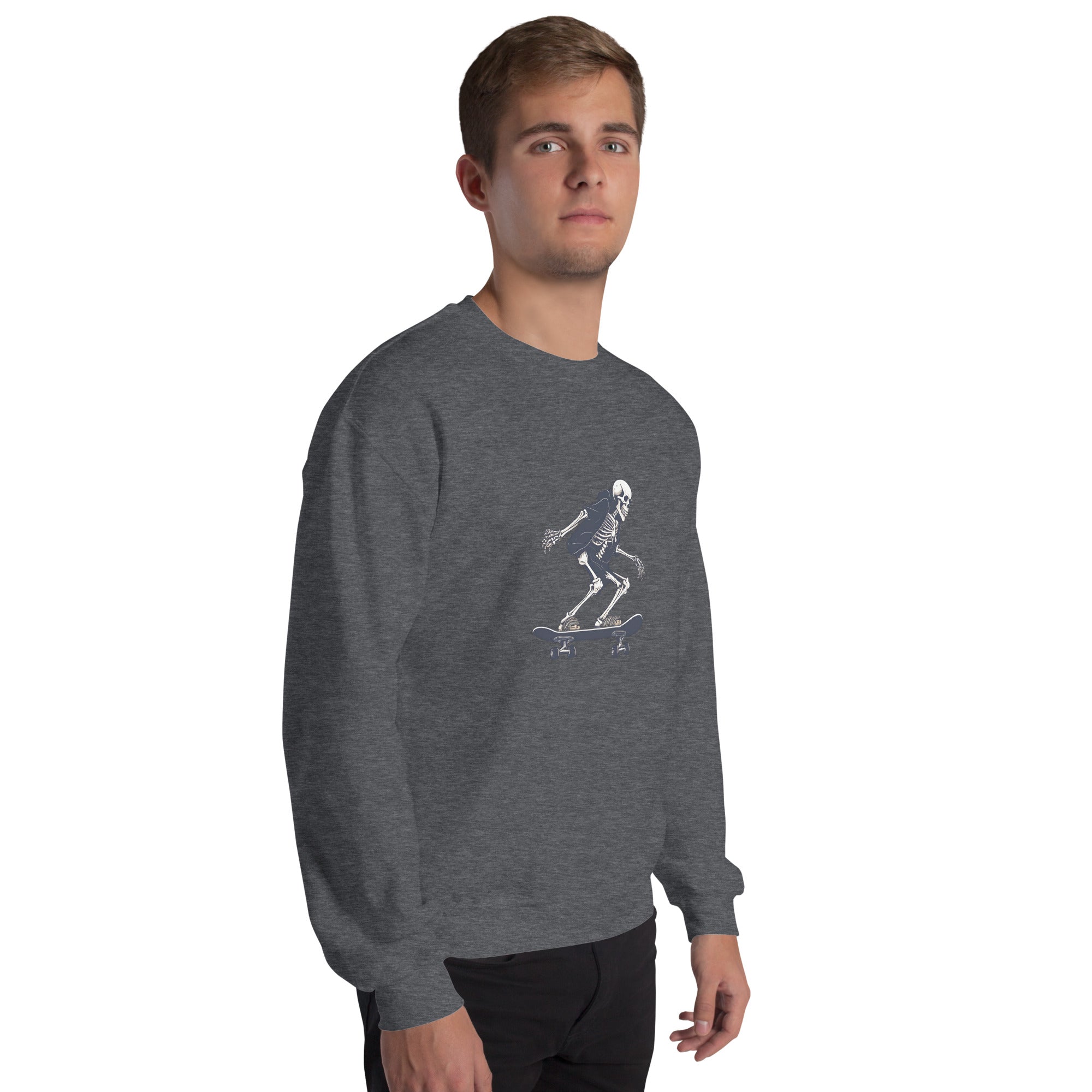 Skateboarding Skeleton Men's Sweatshirt