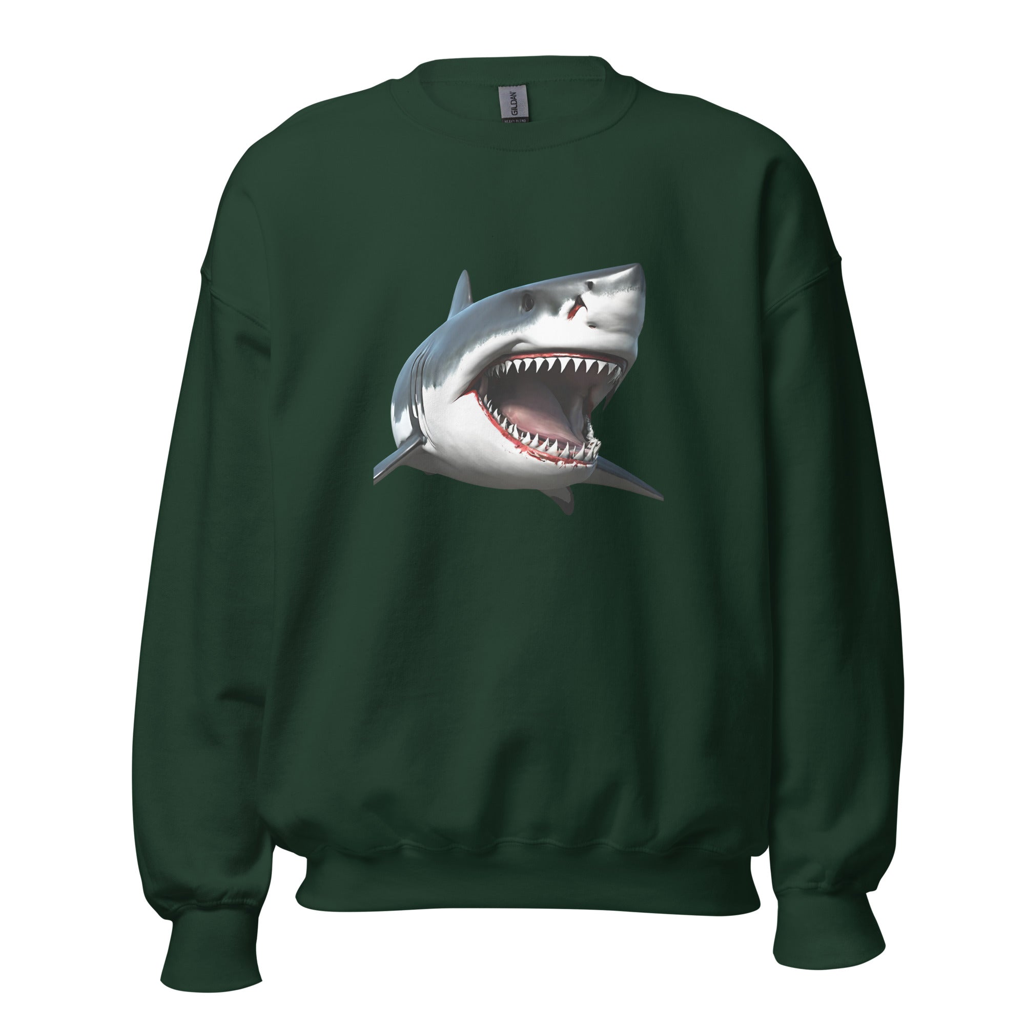 Great White Bite Men's Sweatshirt