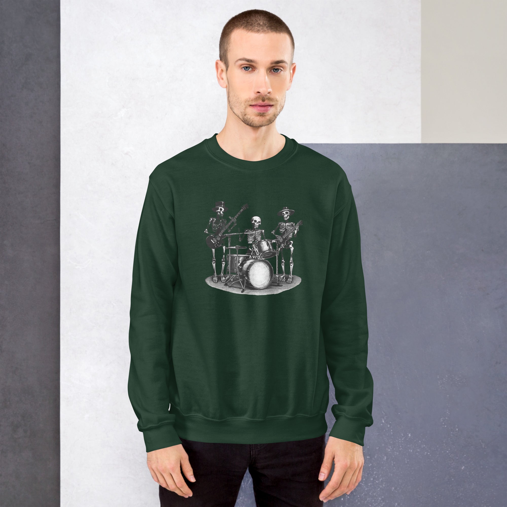 Skeleton Band Men's Sweatshirt