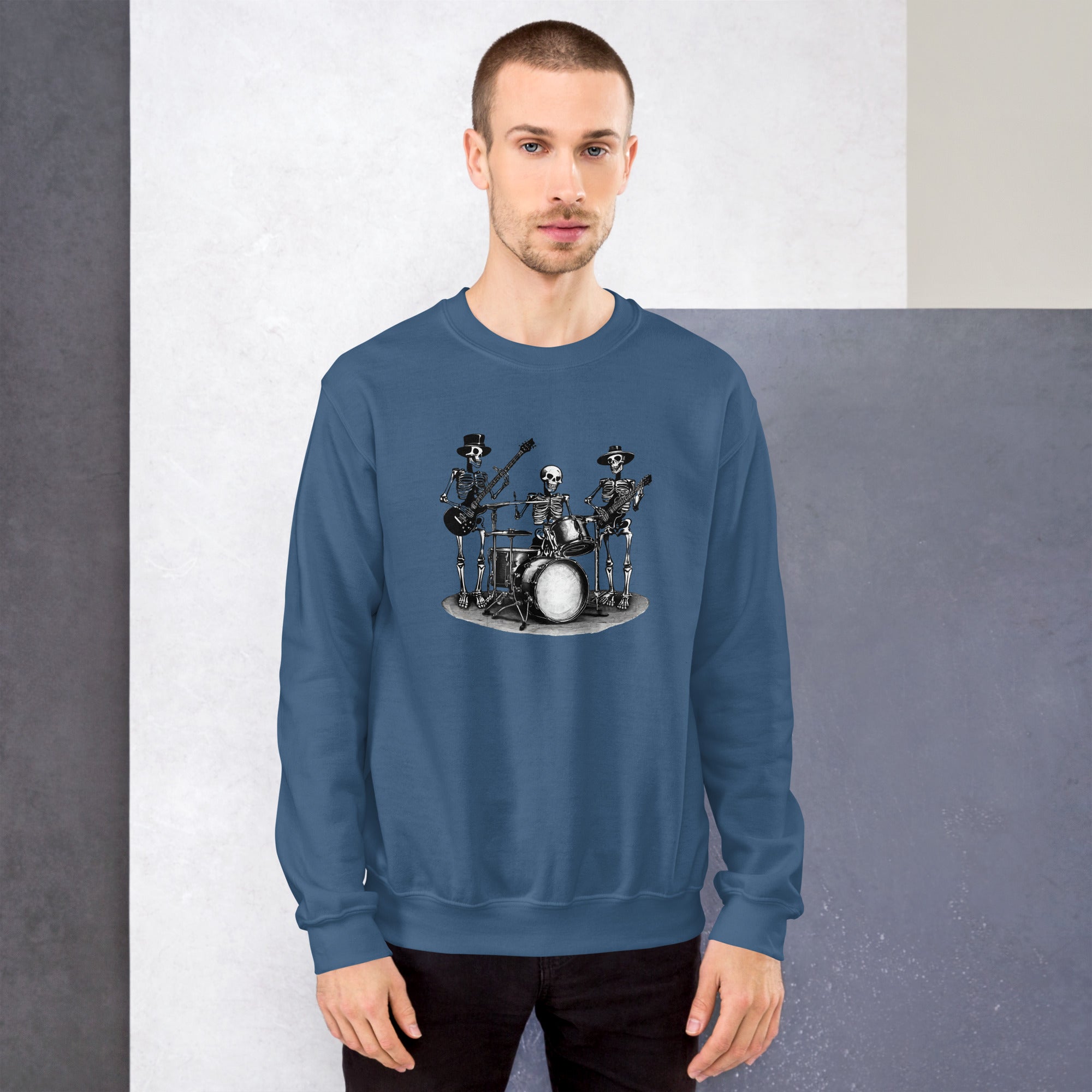 Skeleton Band Men's Sweatshirt