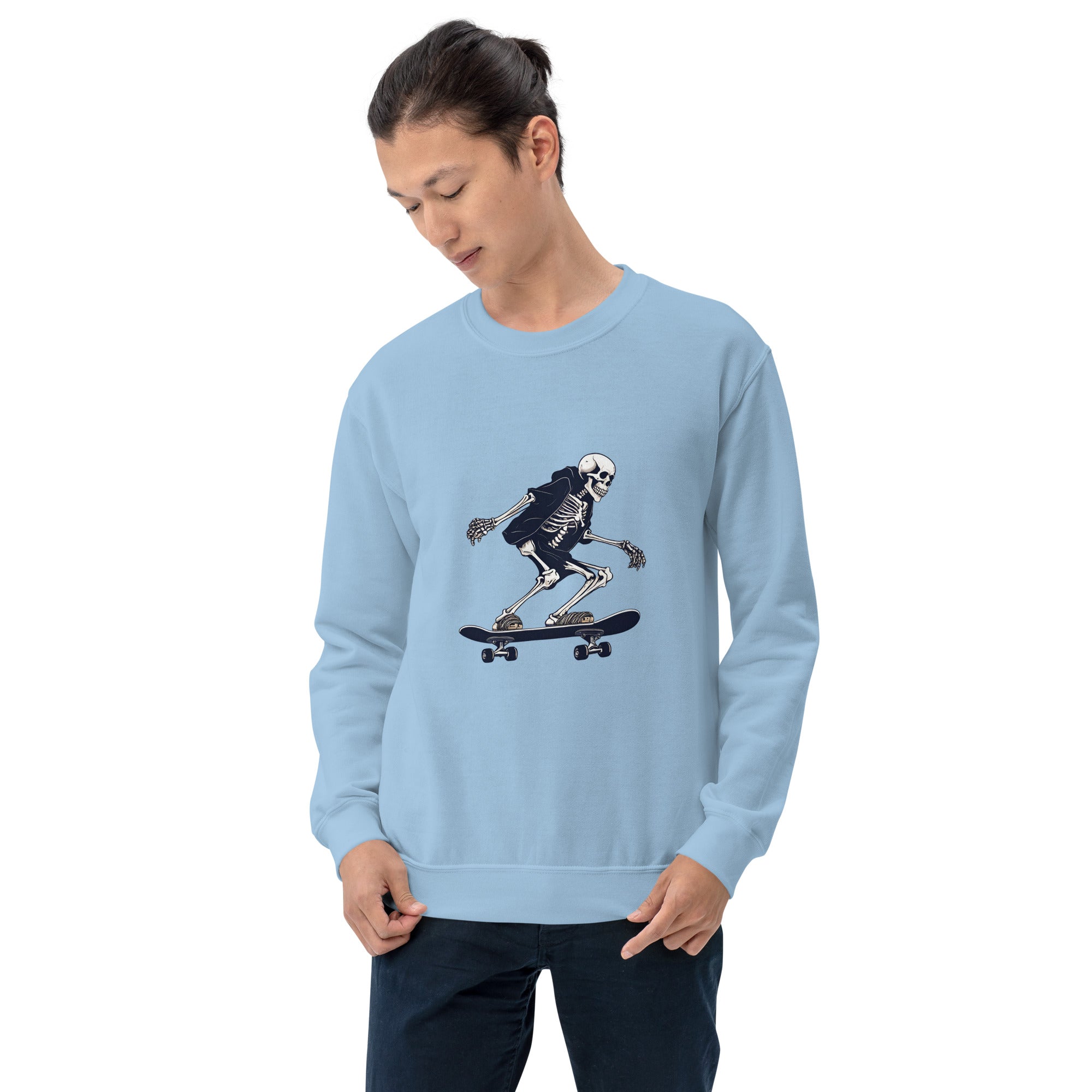 Skateboarding Skeleton Men's Sweatshirt