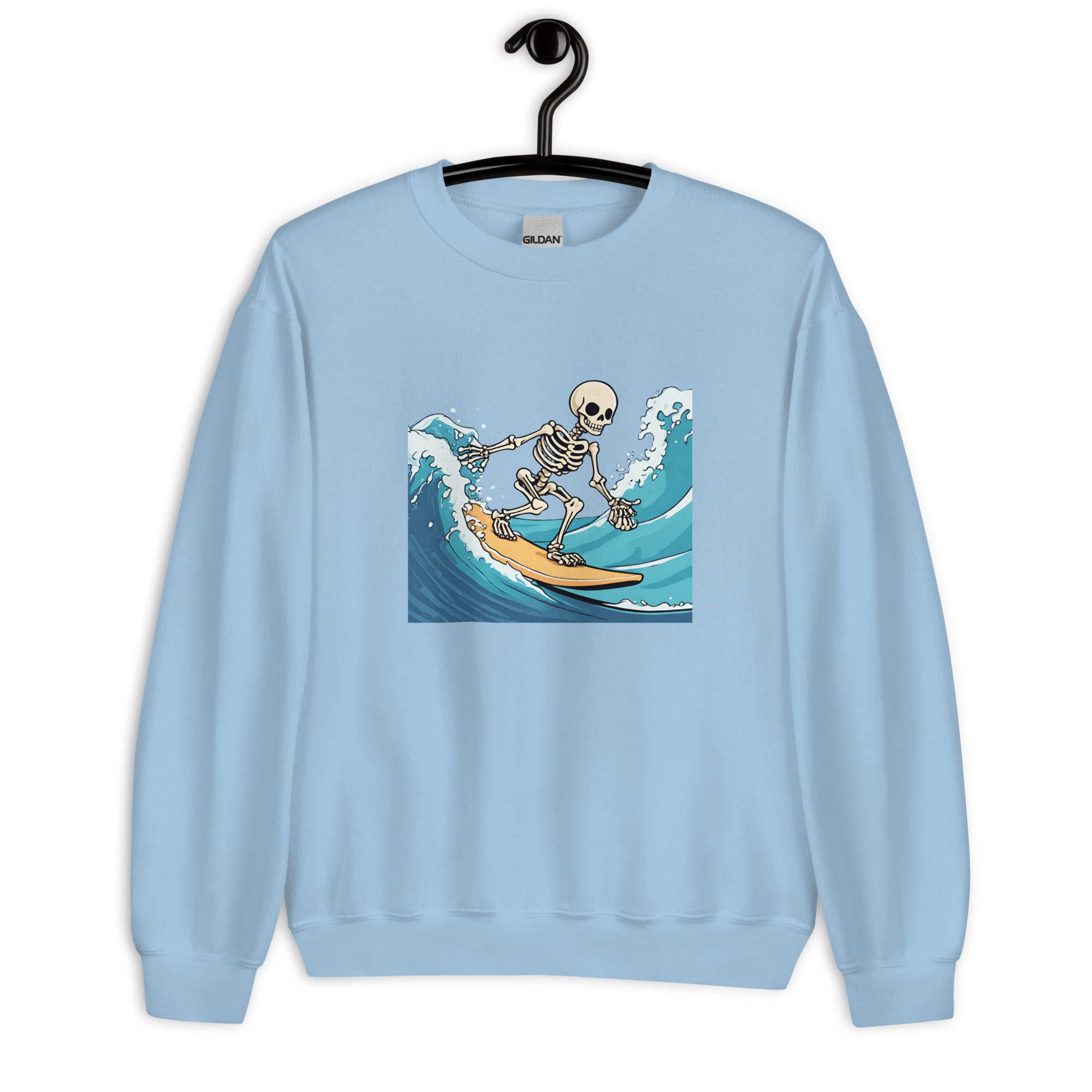 Surfing Skeleton Women's Sweatshirt