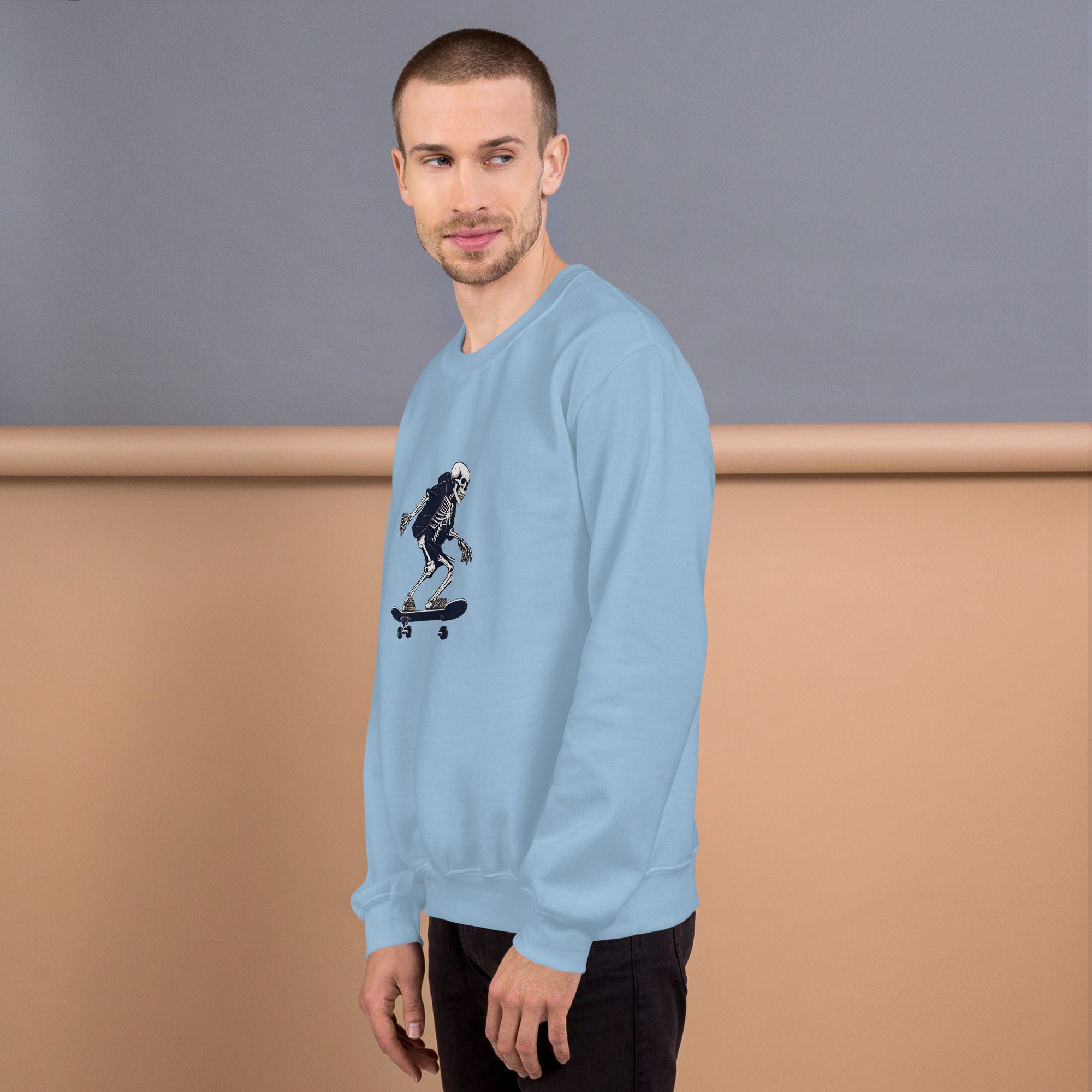 Skateboarding Skeleton Men's Sweatshirt