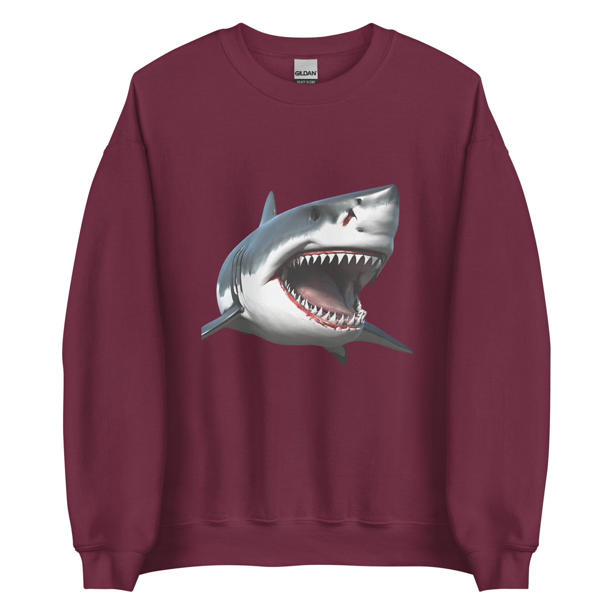 Great White Bite Men's Sweatshirt