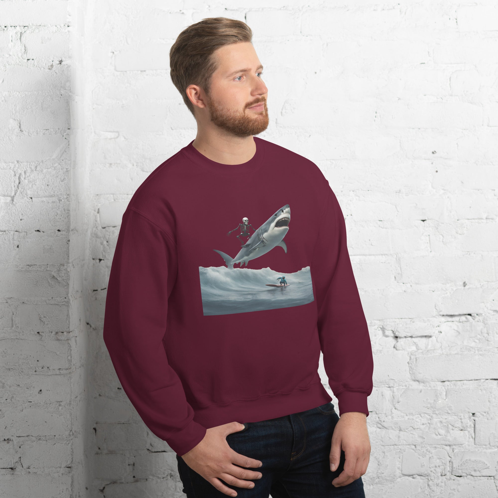 Shark Shredder Men's Sweatshirt