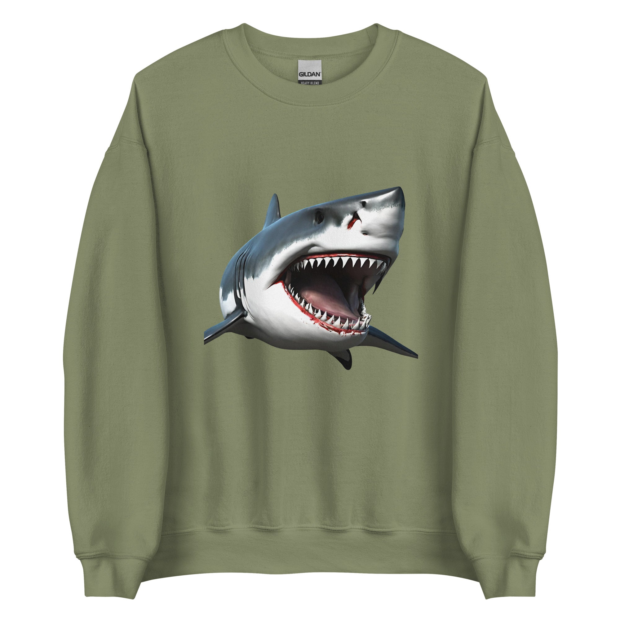 Great White Bite Men's Sweatshirt