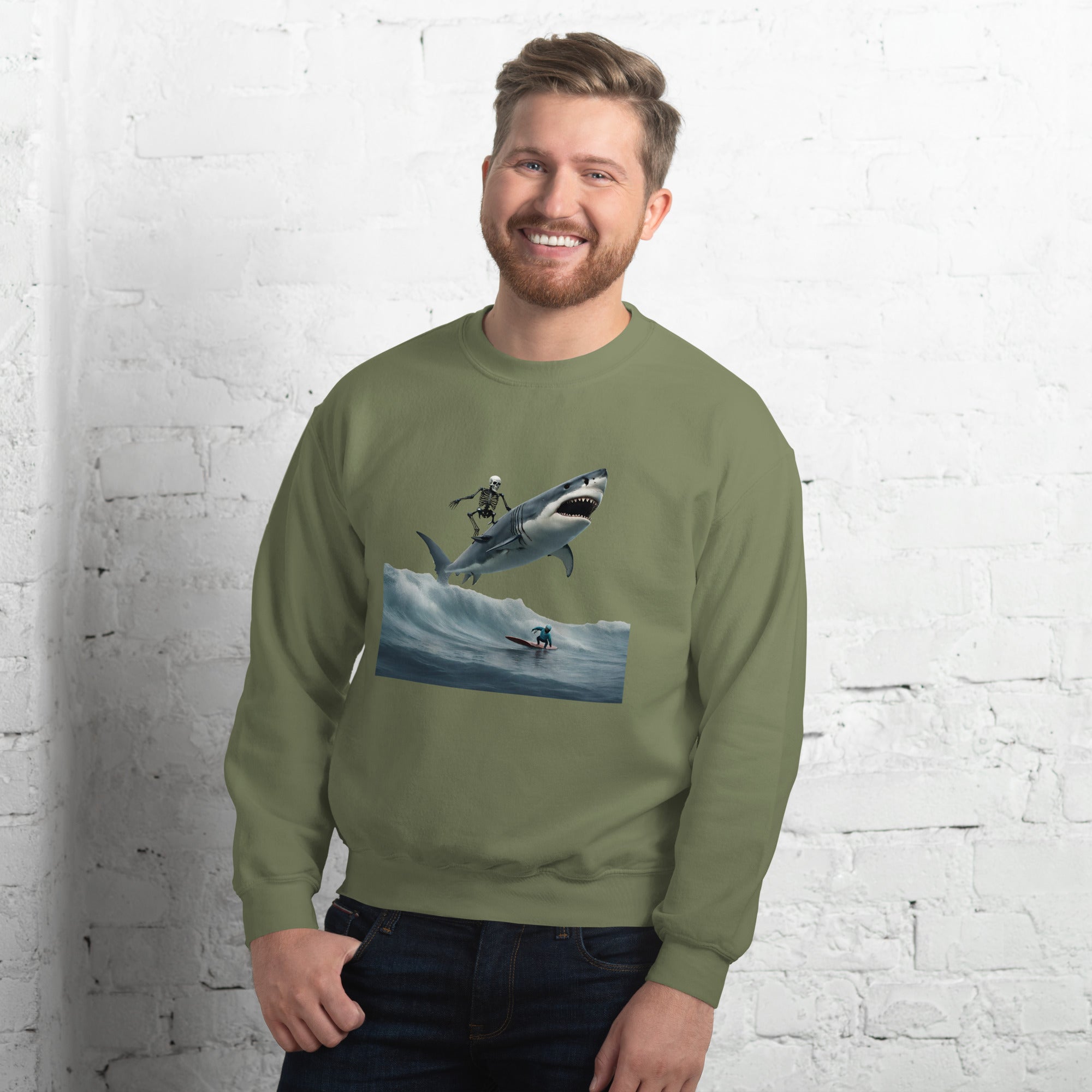 Shark Shredder Men's Sweatshirt