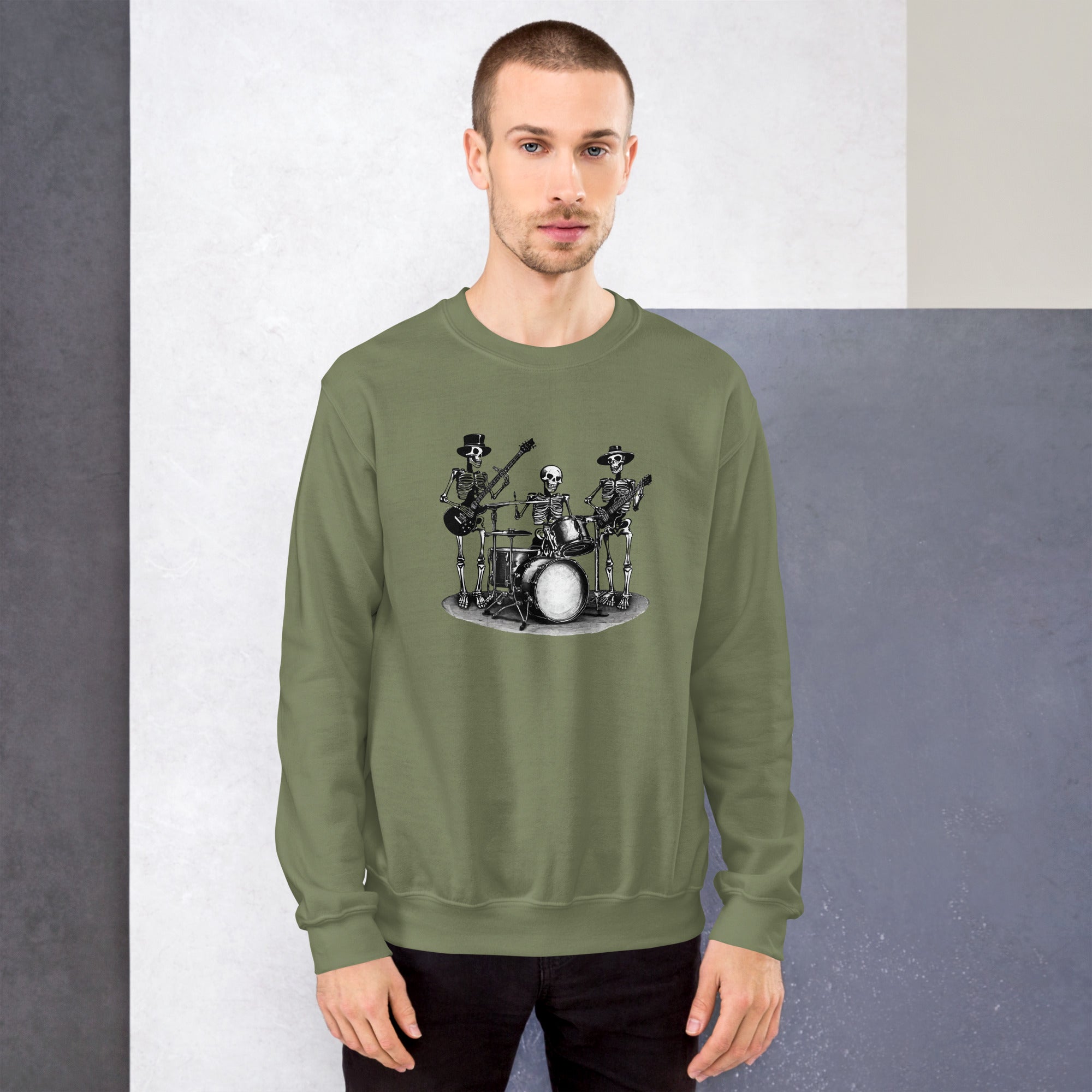 Skeleton Band Men's Sweatshirt