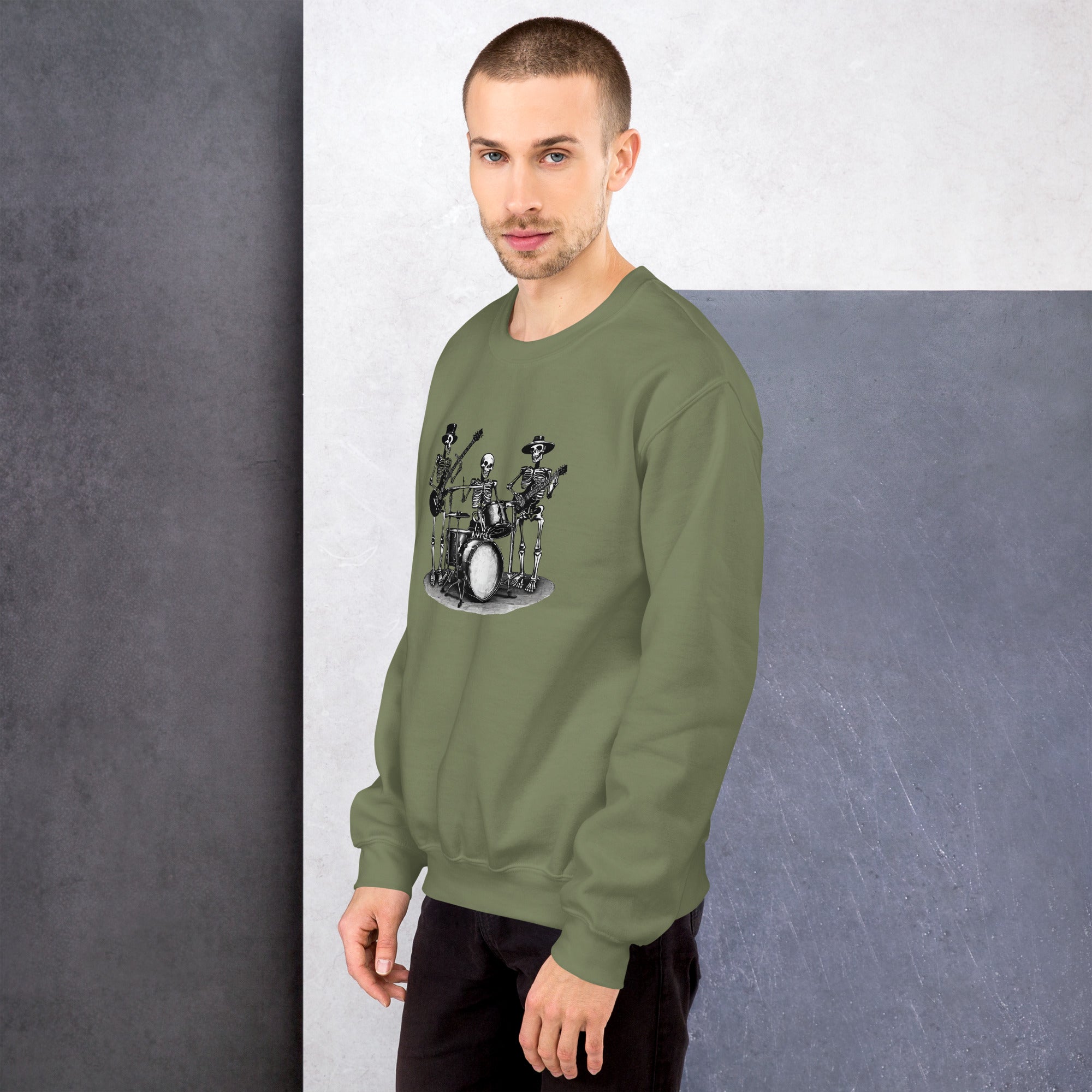 Skeleton Band Men's Sweatshirt