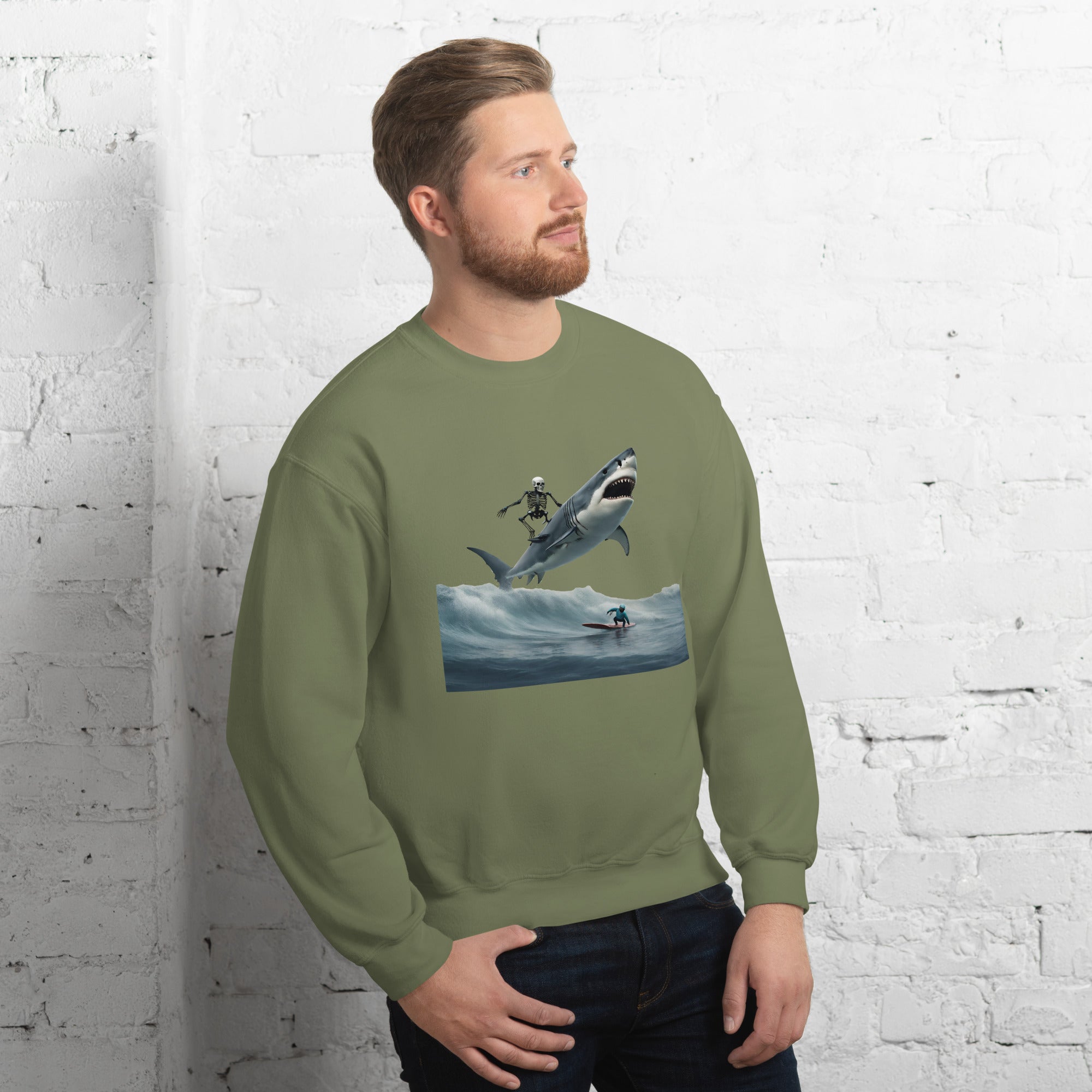 Shark Shredder Men's Sweatshirt