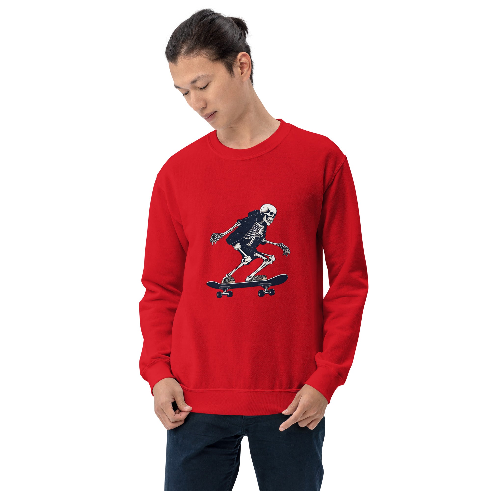 Skateboarding Skeleton Men's Sweatshirt