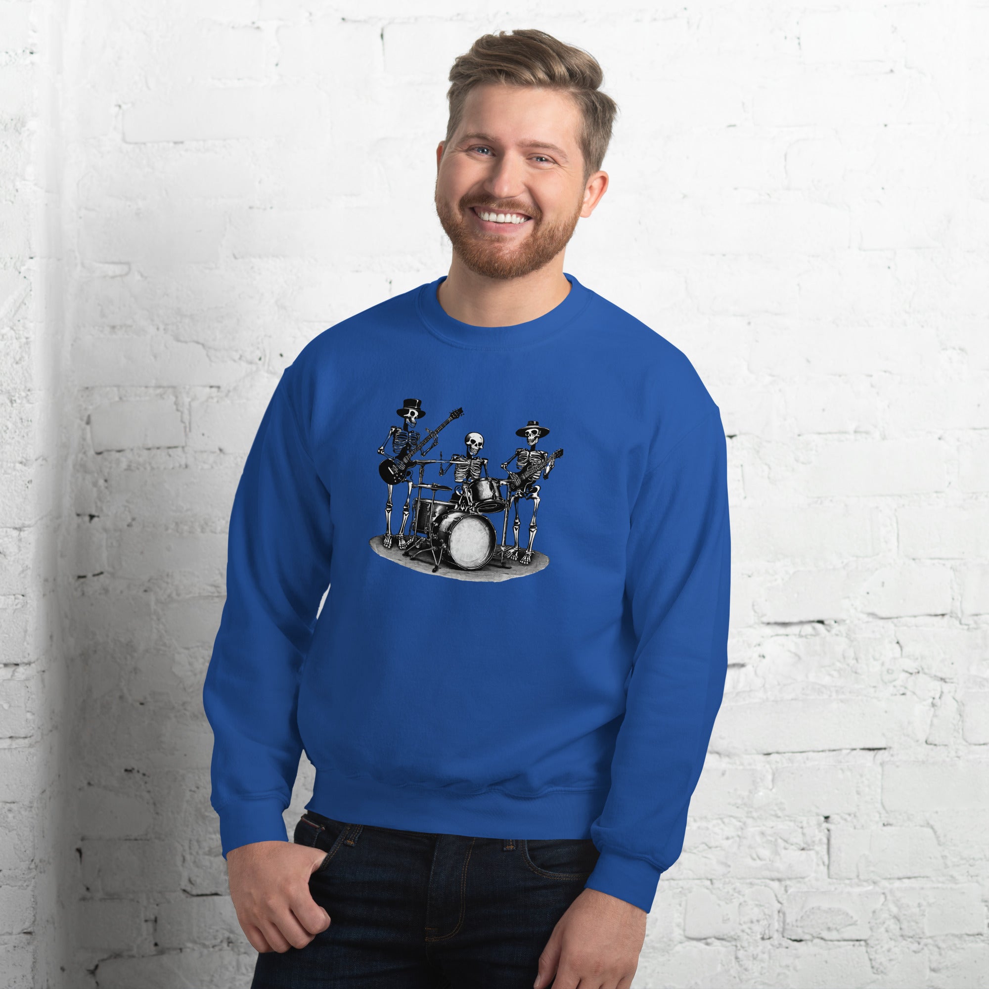 Skeleton Band Men's Sweatshirt