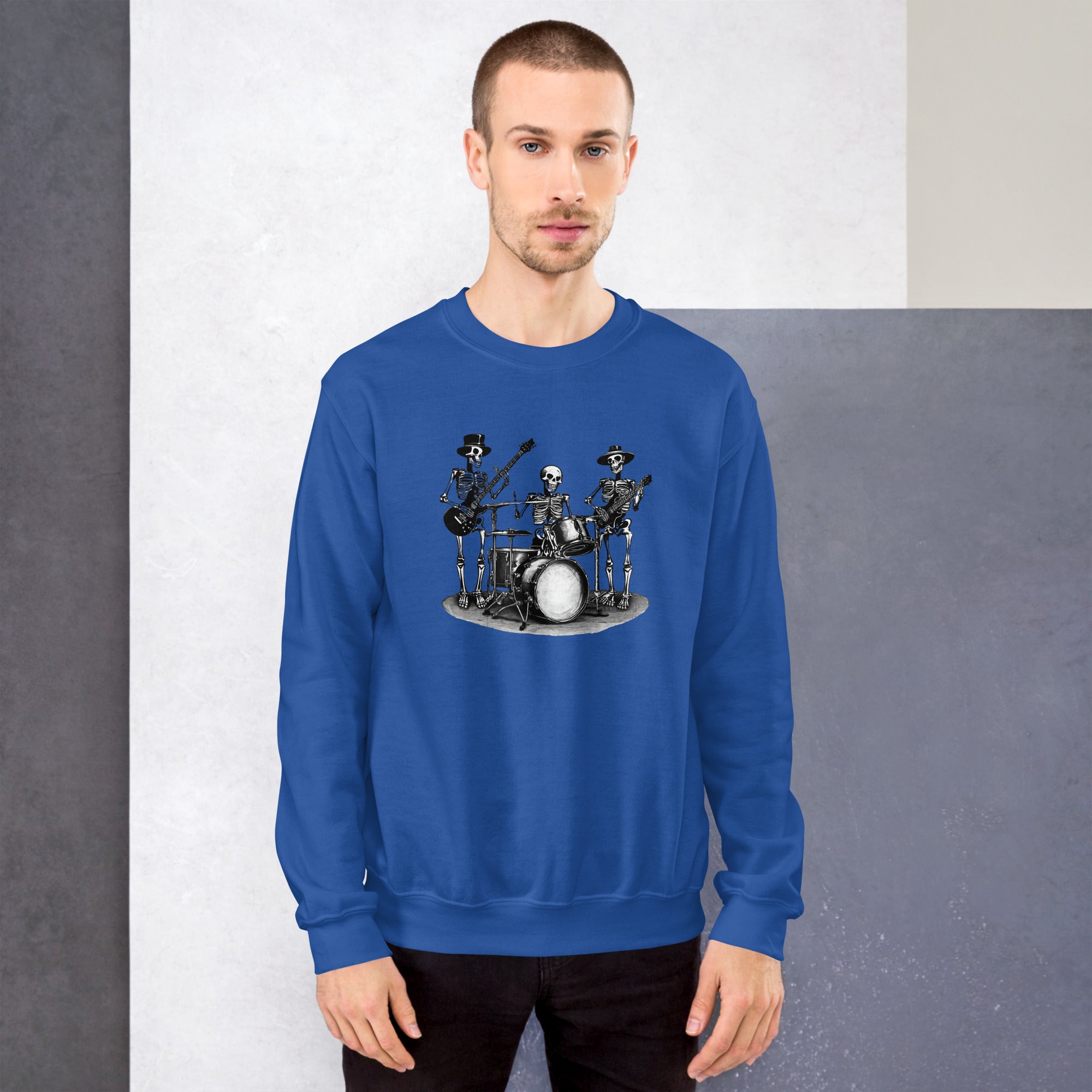 Skeleton Band Men's Sweatshirt