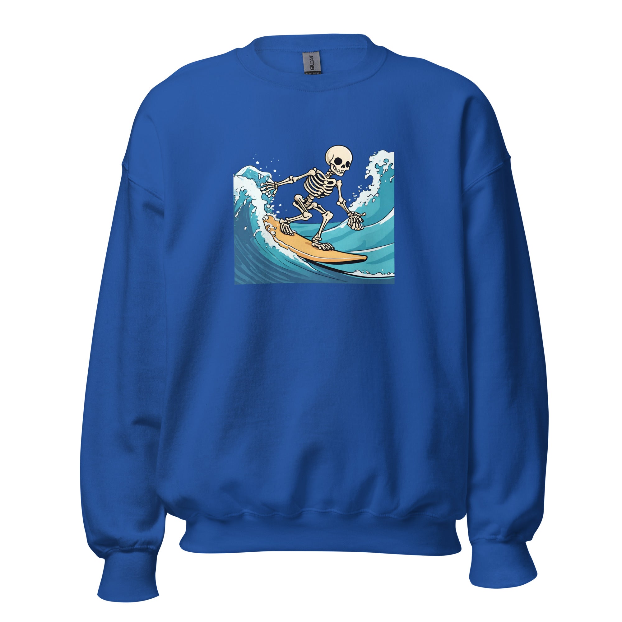 Surfing Skeleton Men's Sweatshirt