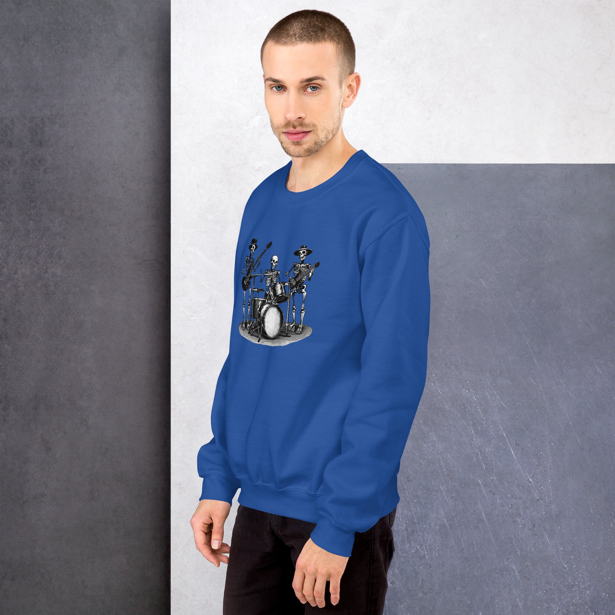 Skeleton Band Men's Sweatshirt