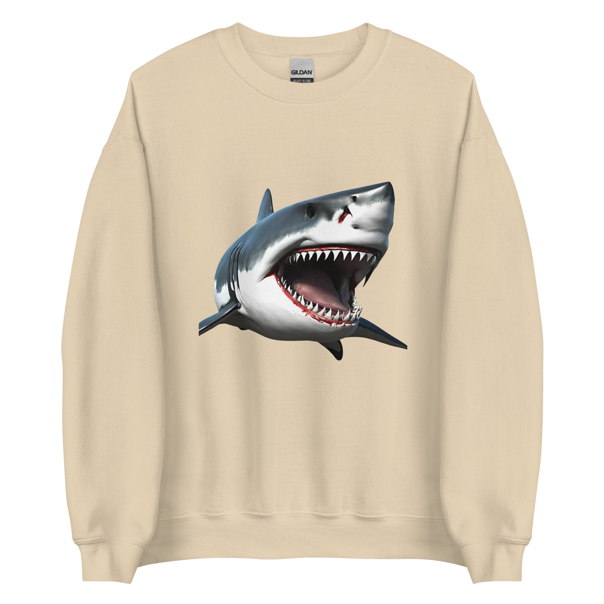 Great White Bite Men's Sweatshirt