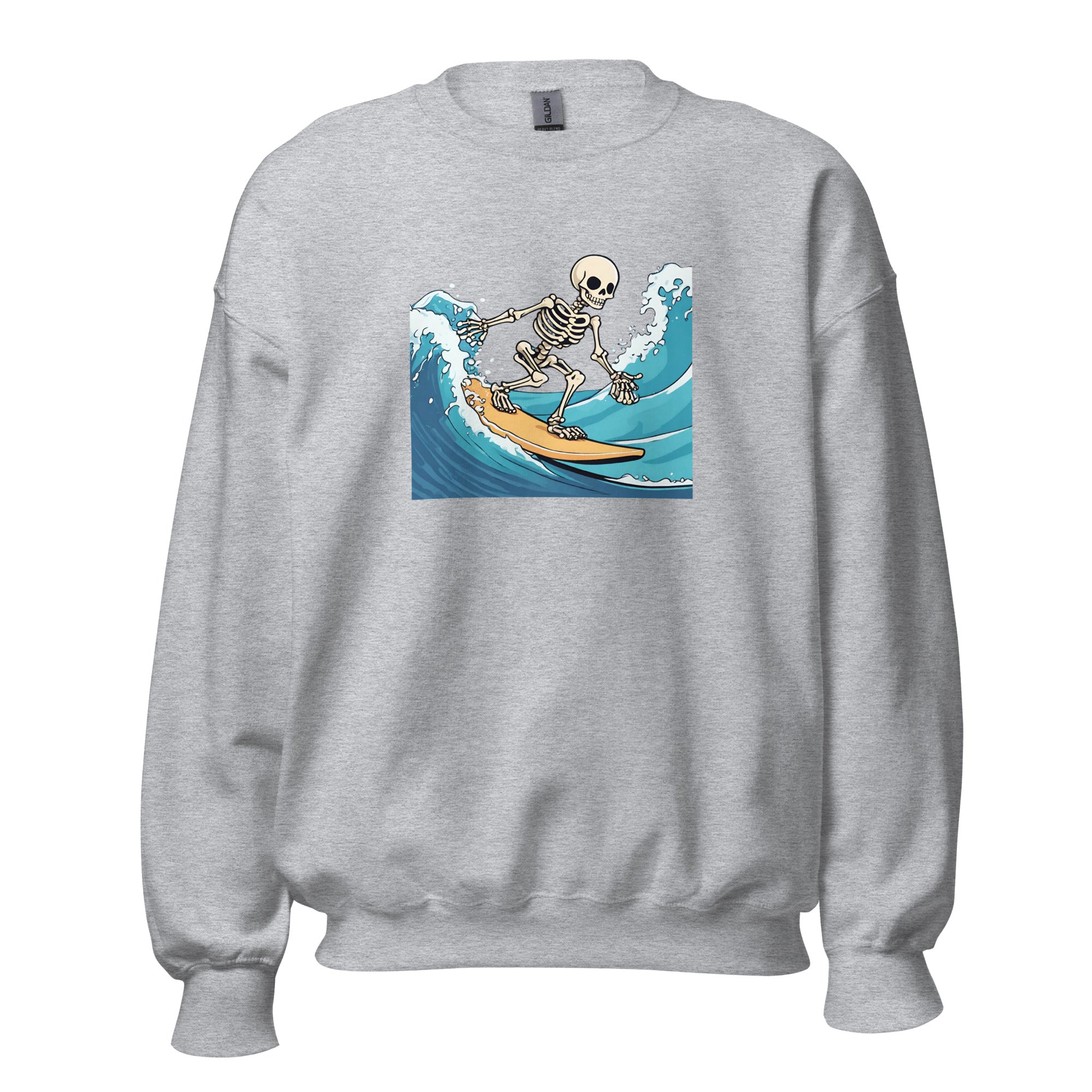 Surfing Skeleton Men's Sweatshirt