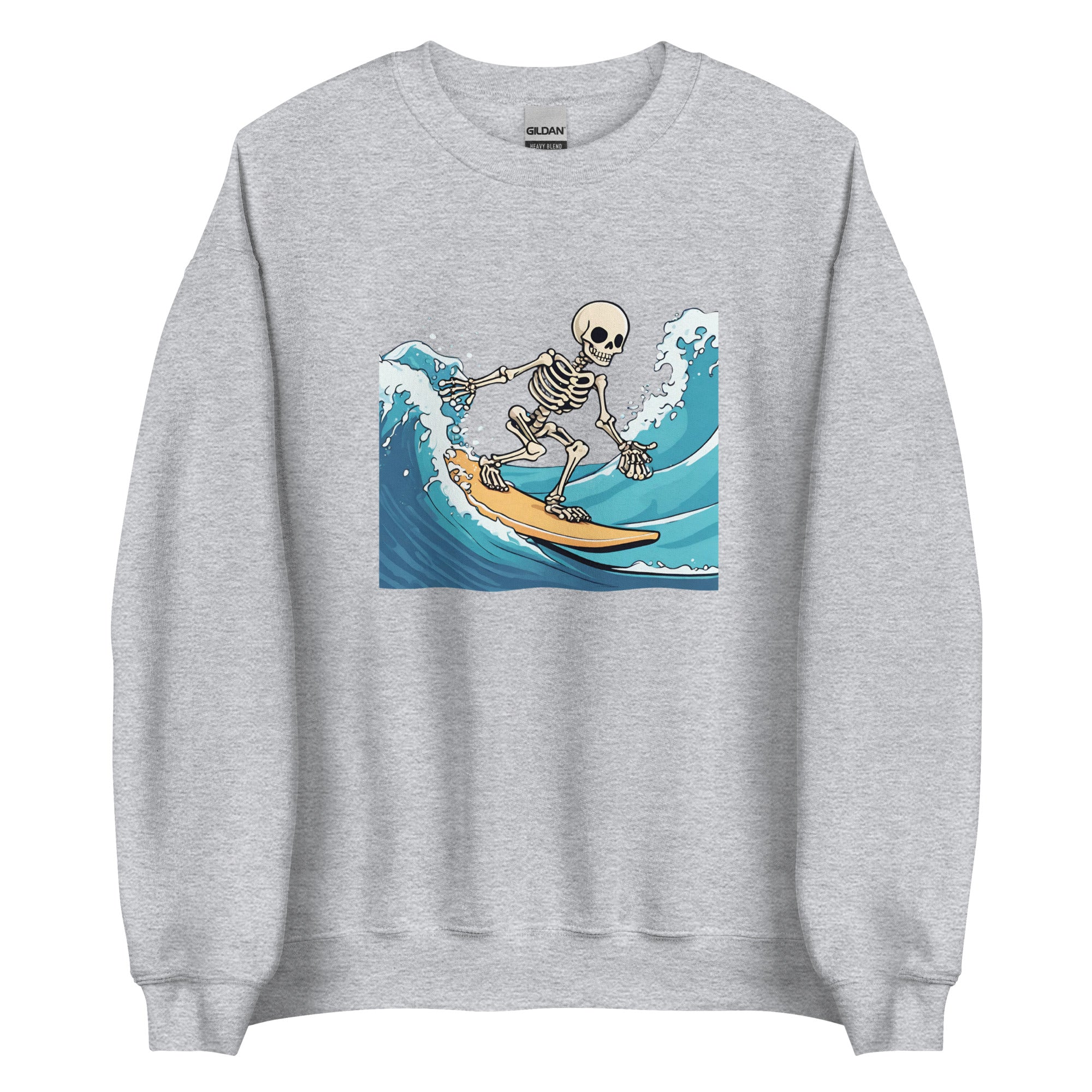 Surfing Skeleton Women's Sweatshirt