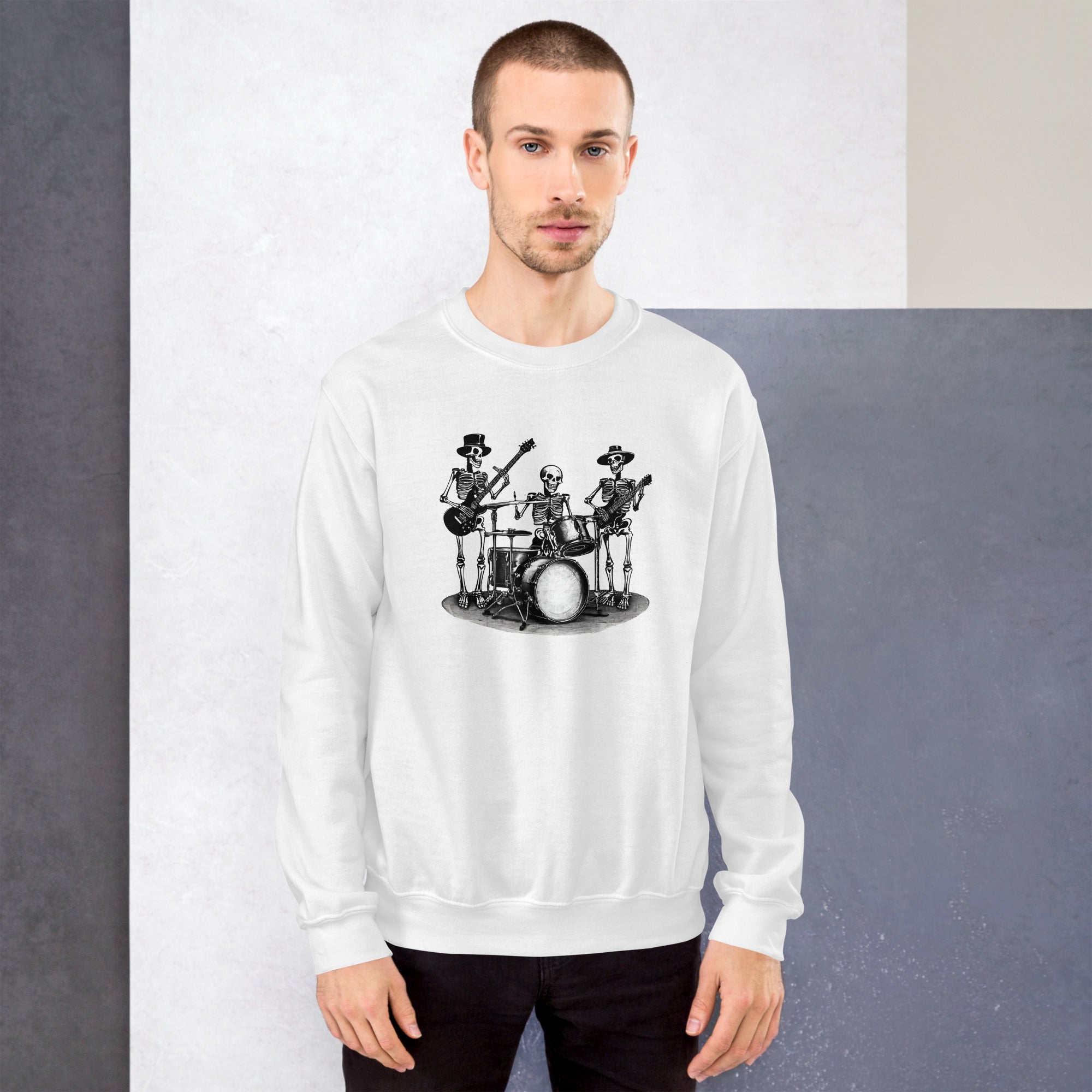 Skeleton Band Men's Sweatshirt