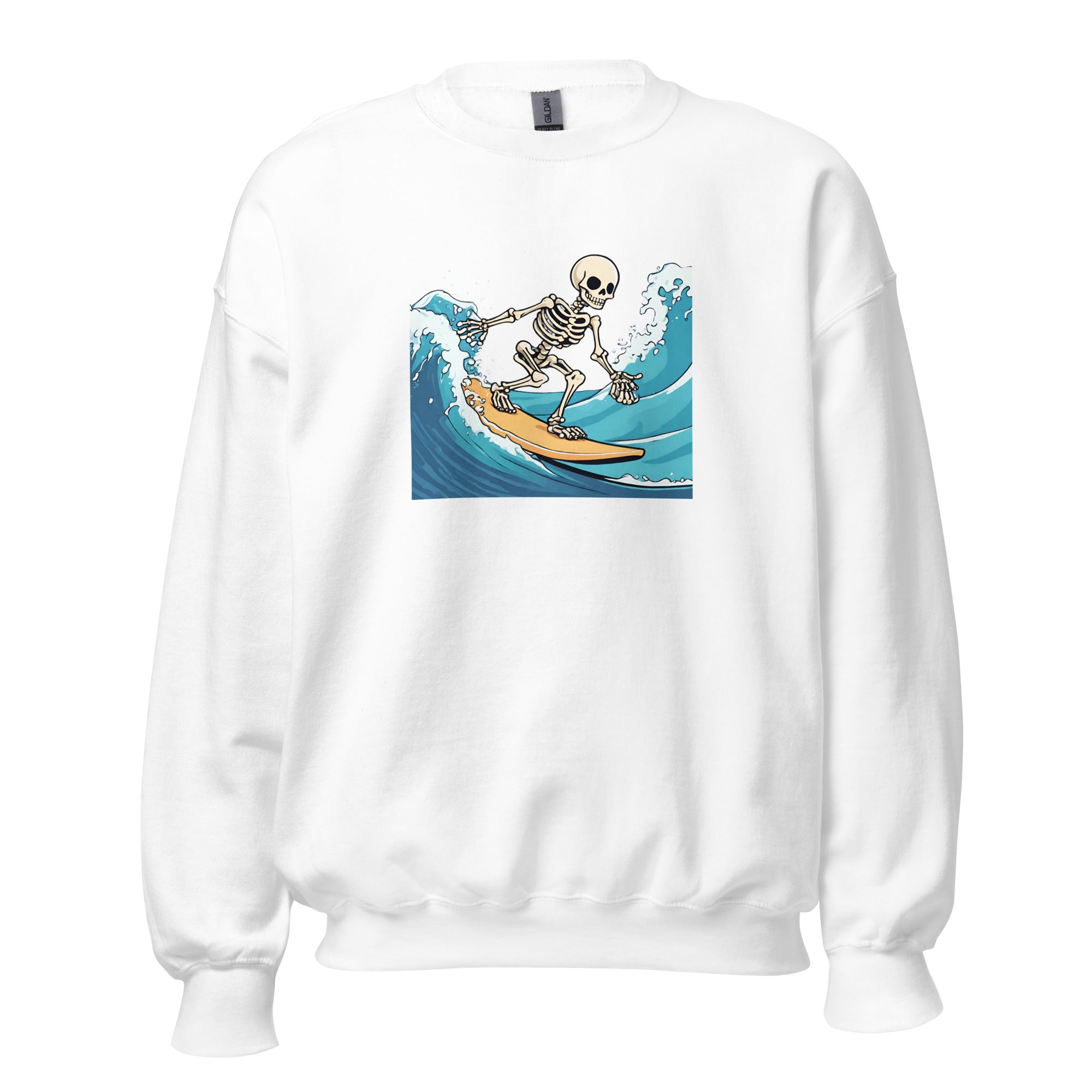 Surfing Skeleton Men's Sweatshirt