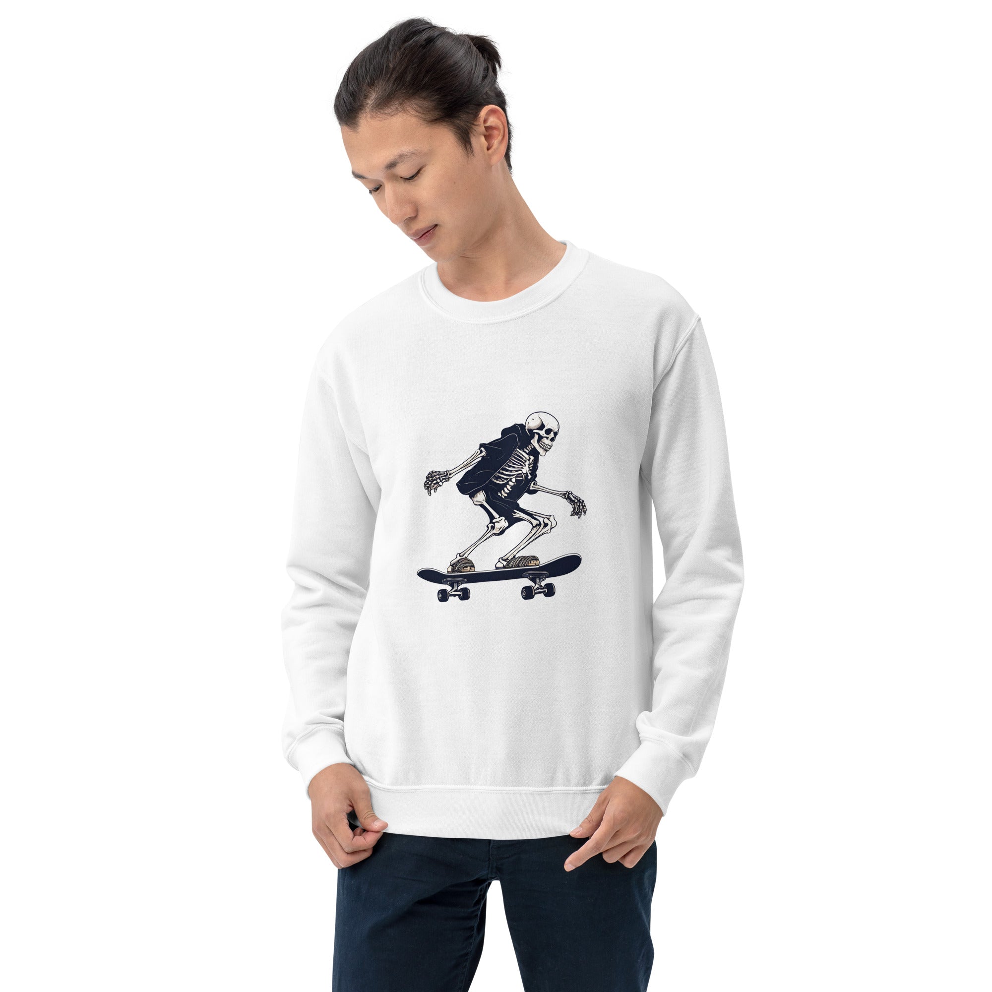 Skateboarding Skeleton Men's Sweatshirt