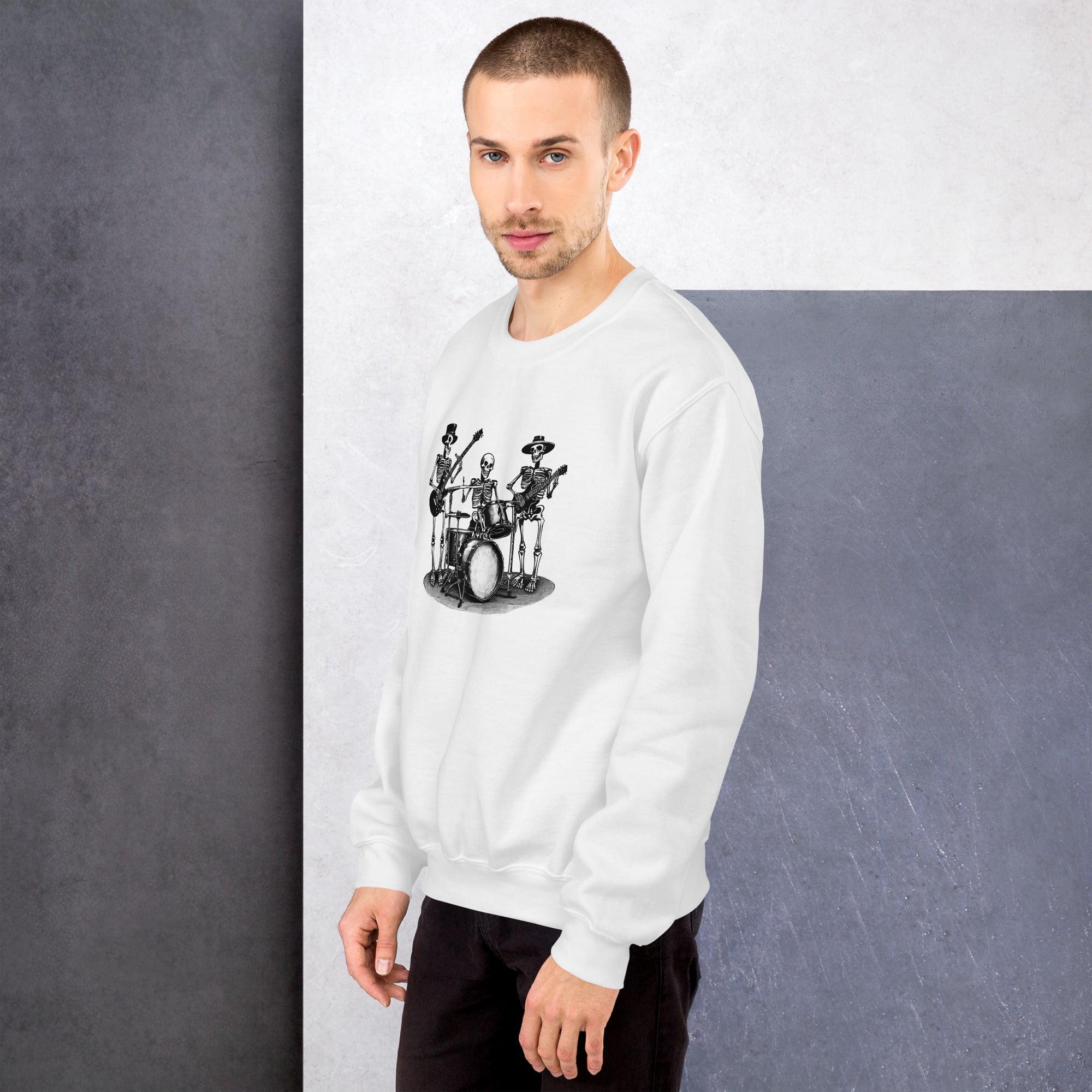 Skeleton Band Men's Sweatshirt