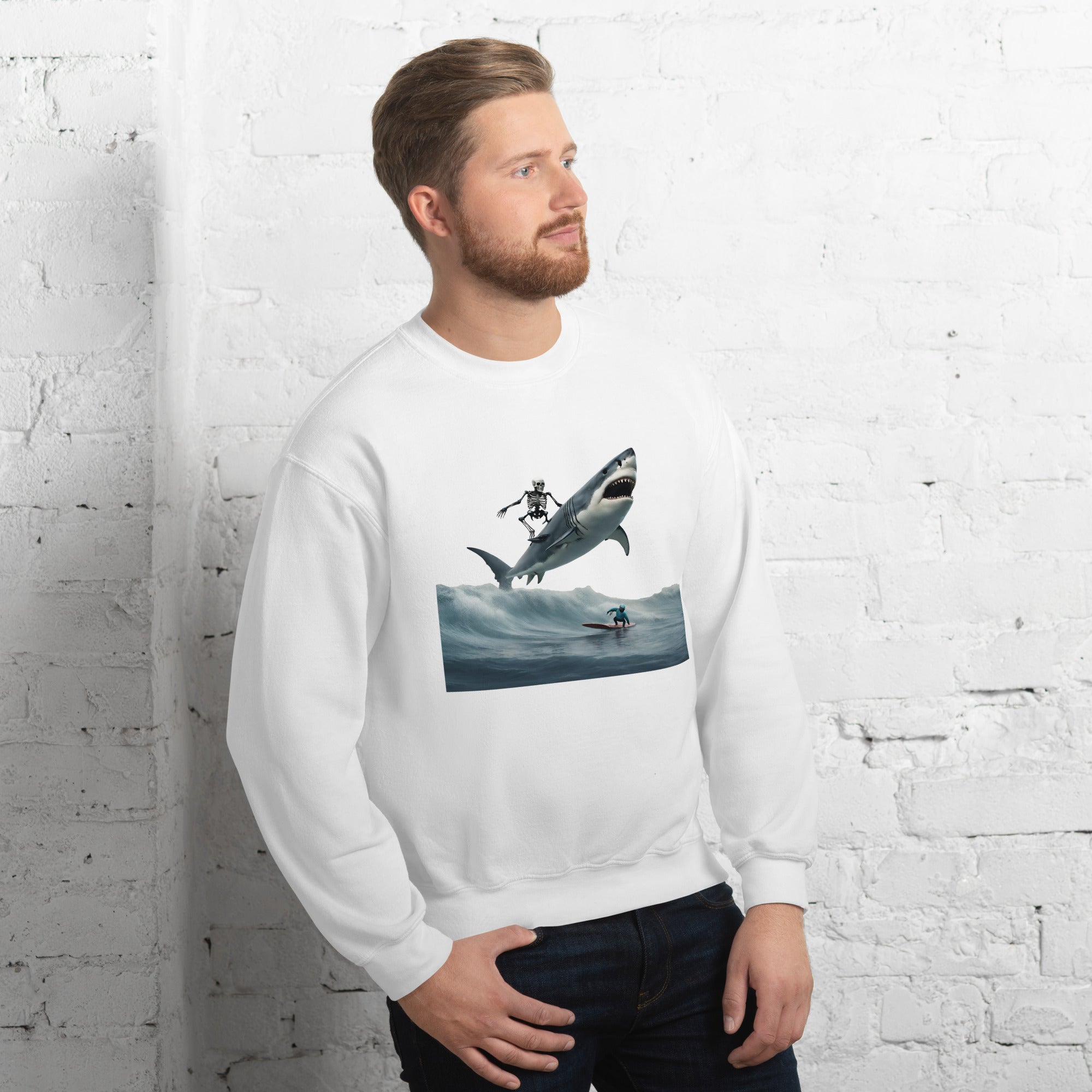 Shark Shredder Men's Sweatshirt